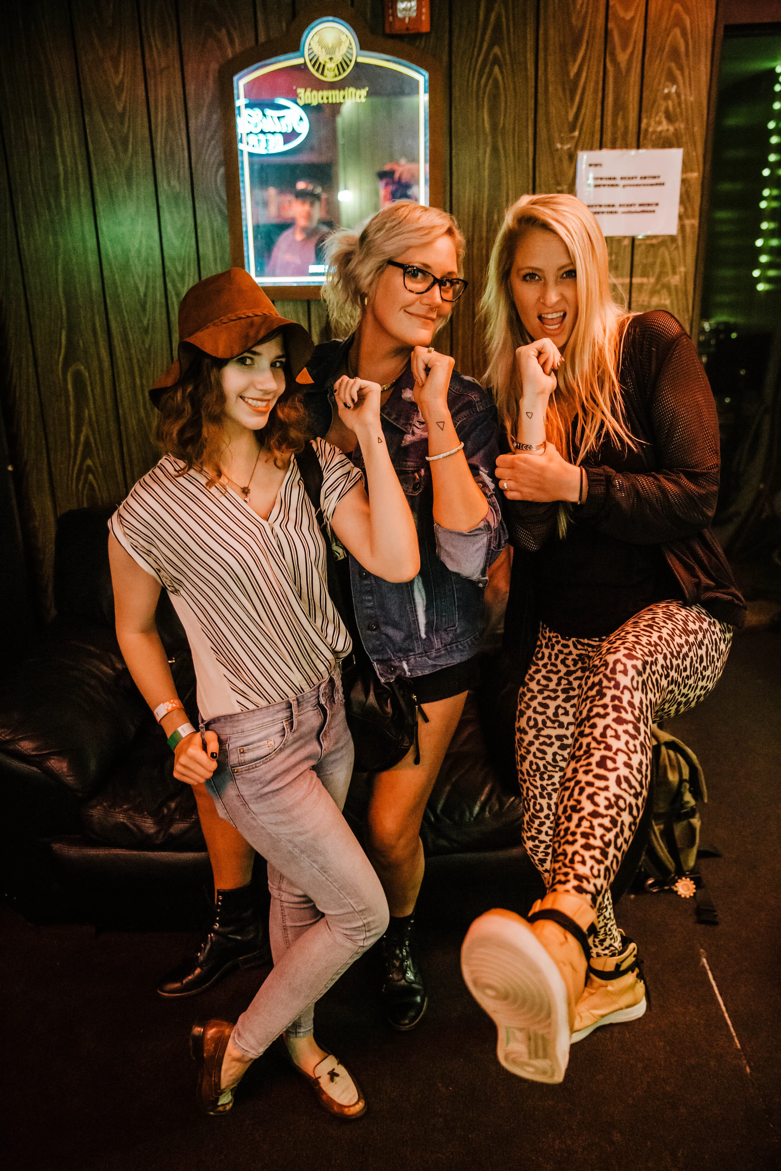 We all have triangle tattoos so that means we’re all cool, right?