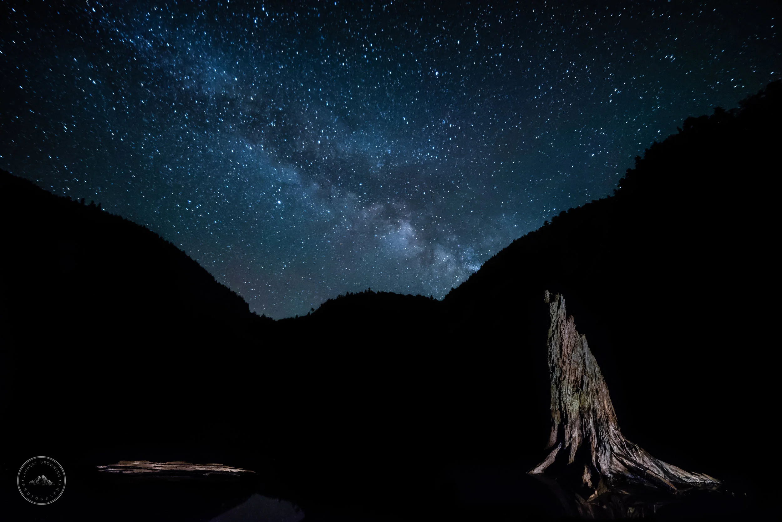 The Milky Way over Appalachian Gap
