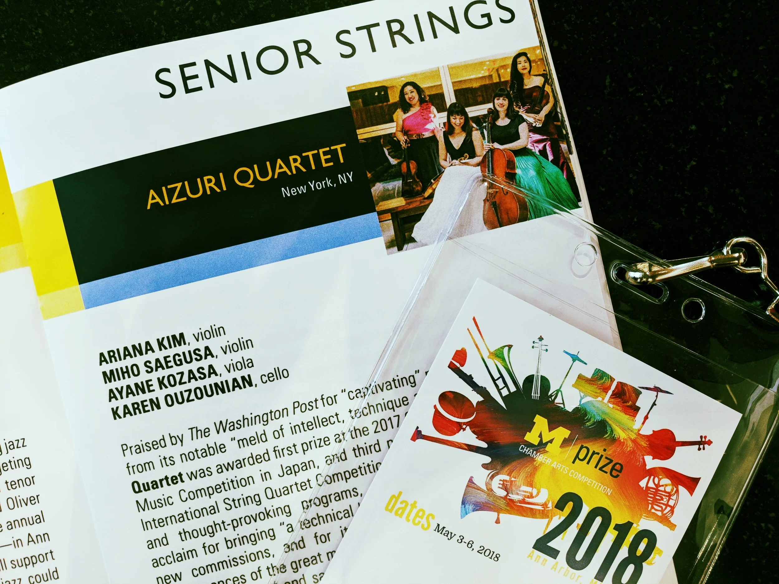Aizuri Quartet Wins the 2018 Grand Prize at the M Prize Chamber Arts Competition