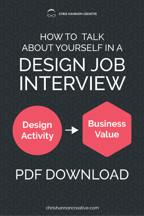 How to talk about yourself in a design job interview