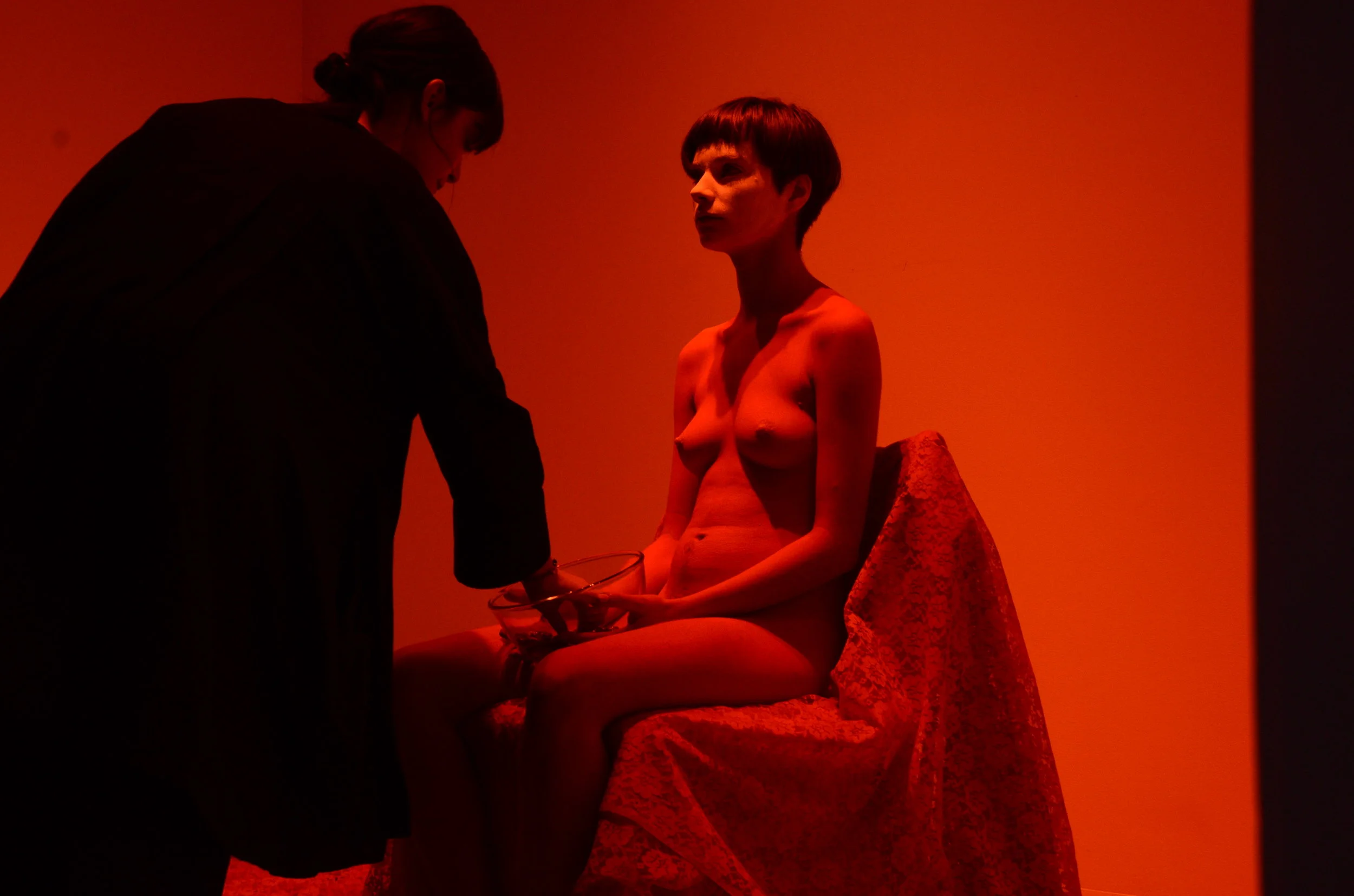 "Blood Bowl", Performance, Detail Kudoslive, Kudos Gallery, 2017. Photography: Kieran Butler