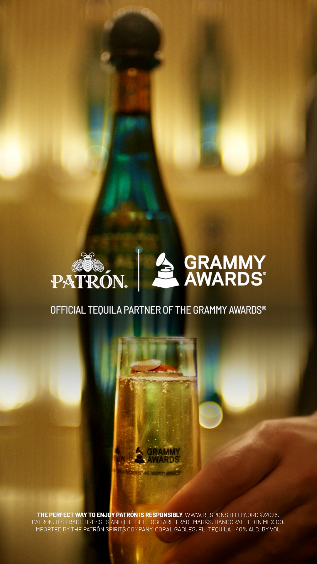 PATRÓN x GRAMMY AWARDS Social Camptaign