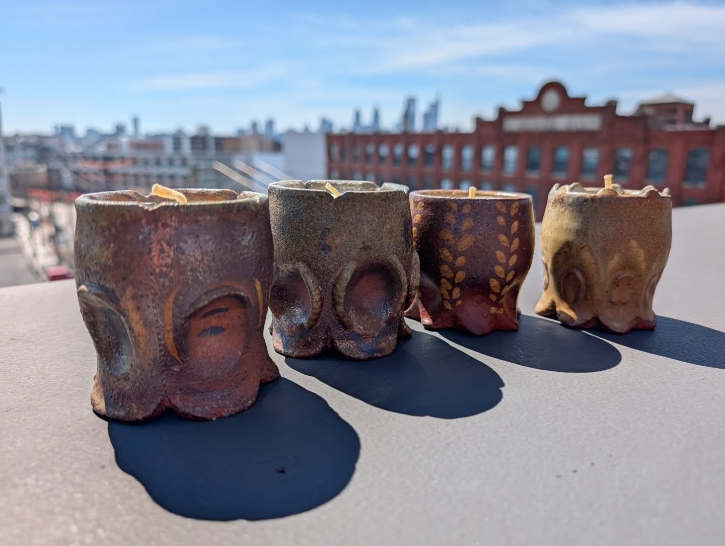 I am so stoked to see everyone in Detroit next week! 😎 I'm bringing a bunch of work for trades or purchase including these are candles, lotion and sippers all in one 💅🏻 interested in how they're all 3??...hmu! 

#handmade #candles #ceramics