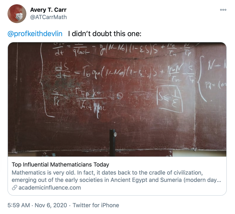 The 1,001 Ways to Have a Successful Career in Mathematics — MATH VALUES