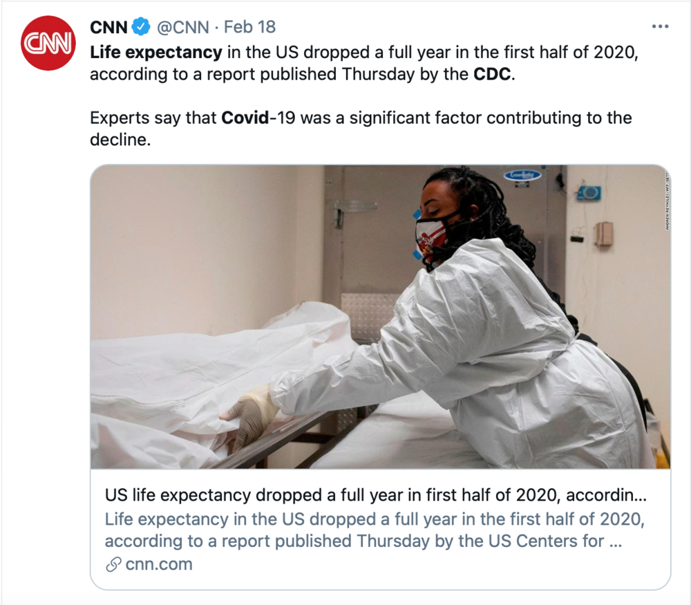 COVID-19 and the Math of Life Expectancy