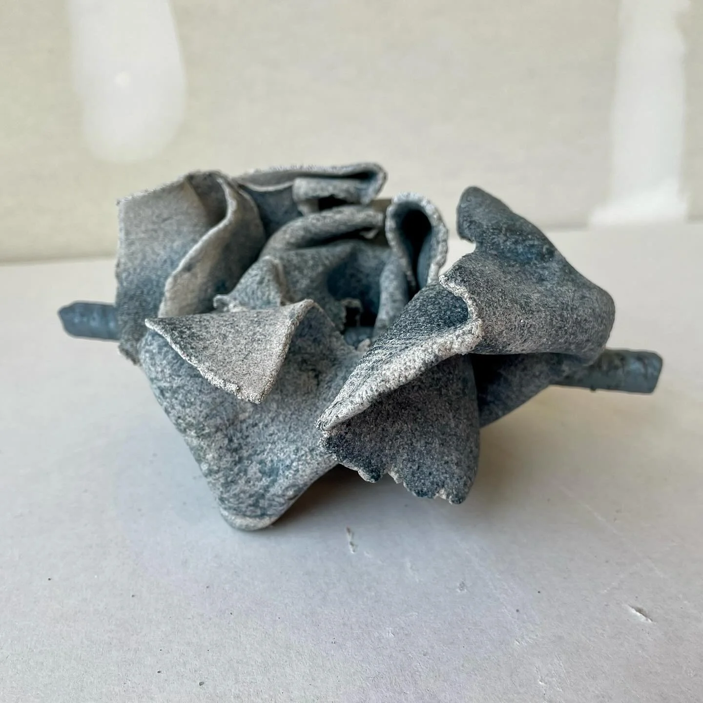 Blue cement @centre_de_ceramique_bonsecours @psh_ceramics @concordiauniversity #sirgeorgewilliamsaffair