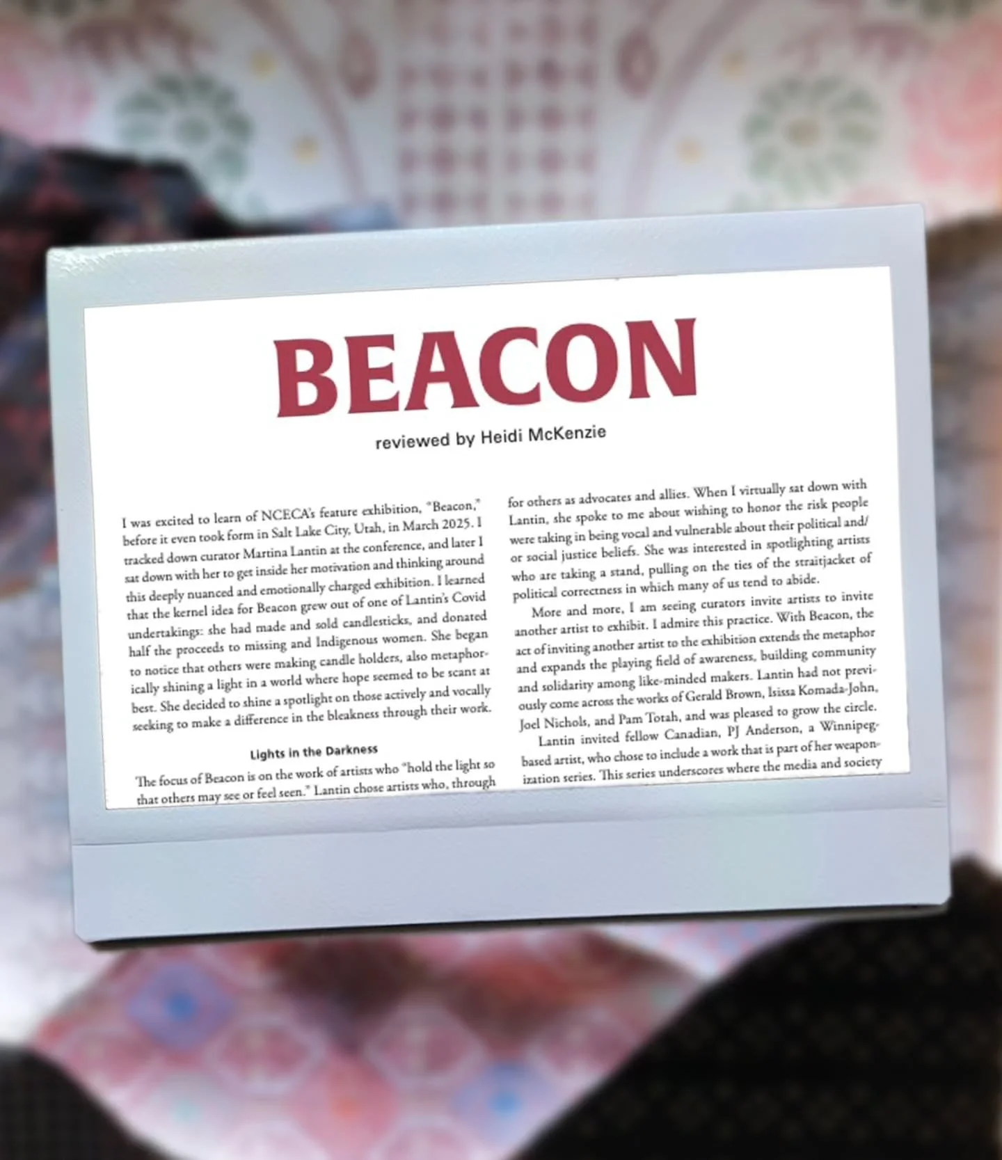 🕯Check out my review of "Beacon," curated by @lantinceramics featuring the work of 18 incredible artists: 

@juliemoonceramics @musingaboutmud @amyshindo @julianmiholics @karinayanesceramics @totahstudio @aderowillard @pjandersonceramics @