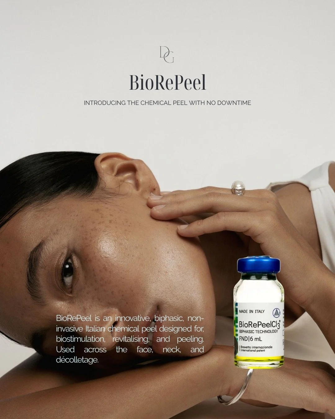 Introducing BioRePeel at Dr Glow.
ㅤ
BioRePeel is a biphasic peel designed to support skin renewal while also focusing on hydration and skin barrier support. Unlike some traditional peels, this approach is often explored for patients looking to improv