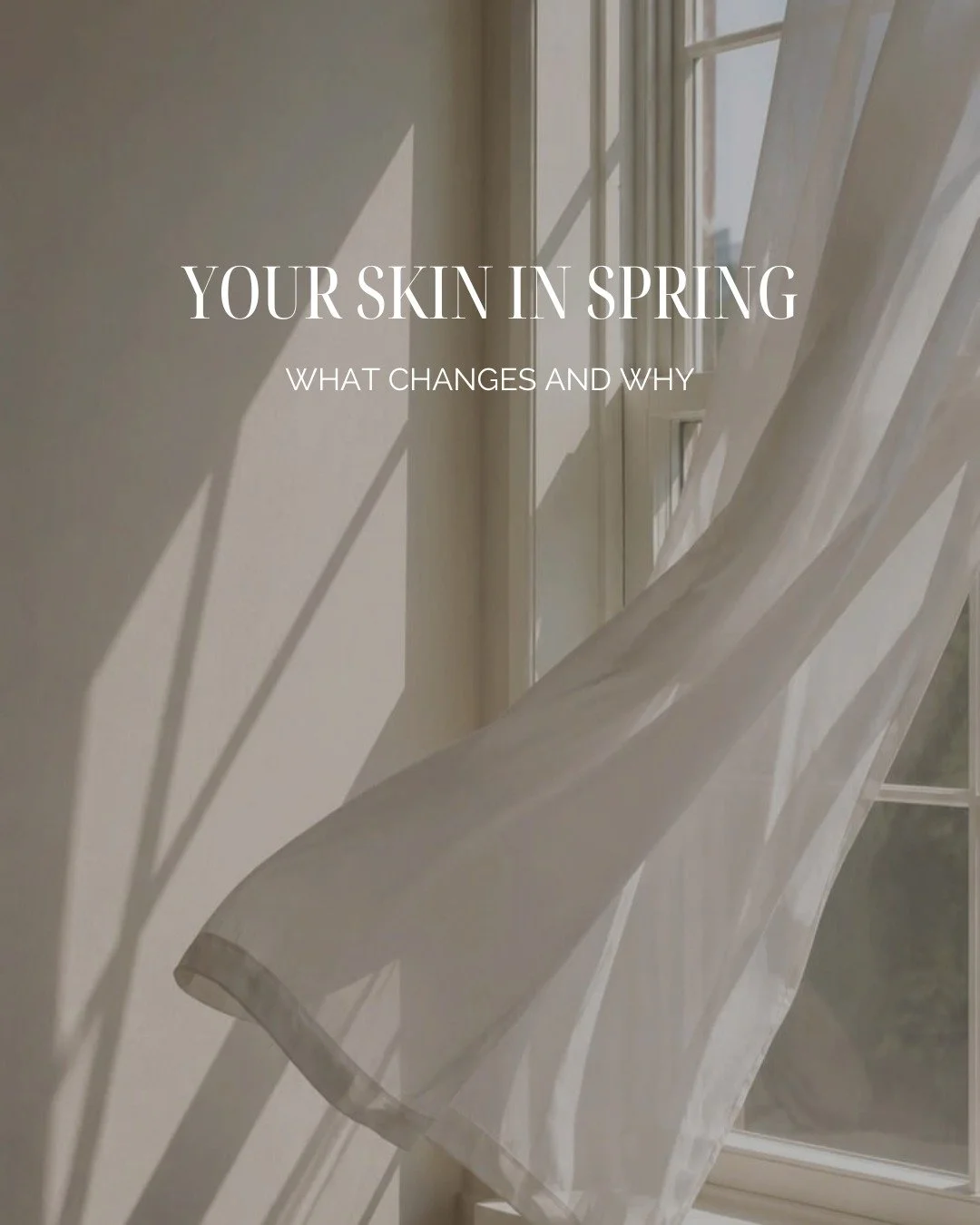 Your skin notices when the seasons change, and spring is one of the most important times to reassess your routine and your skin health.
ㅤ
Warmer weather brings increased UV intensity, changes in oil production, and shifts in how the skin barrier func