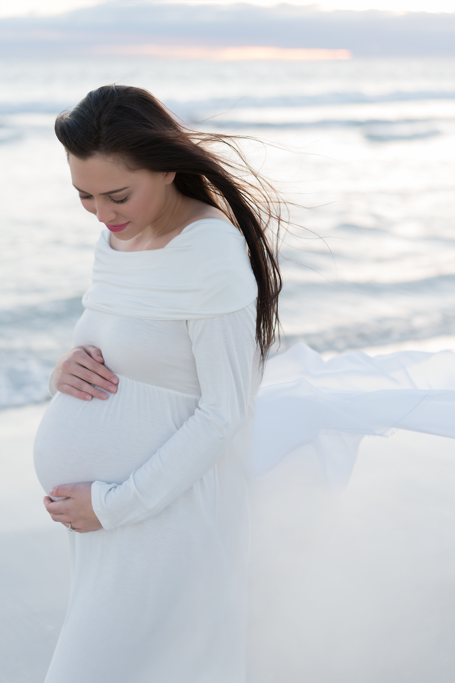 Maternity Photo session on Perth Beach