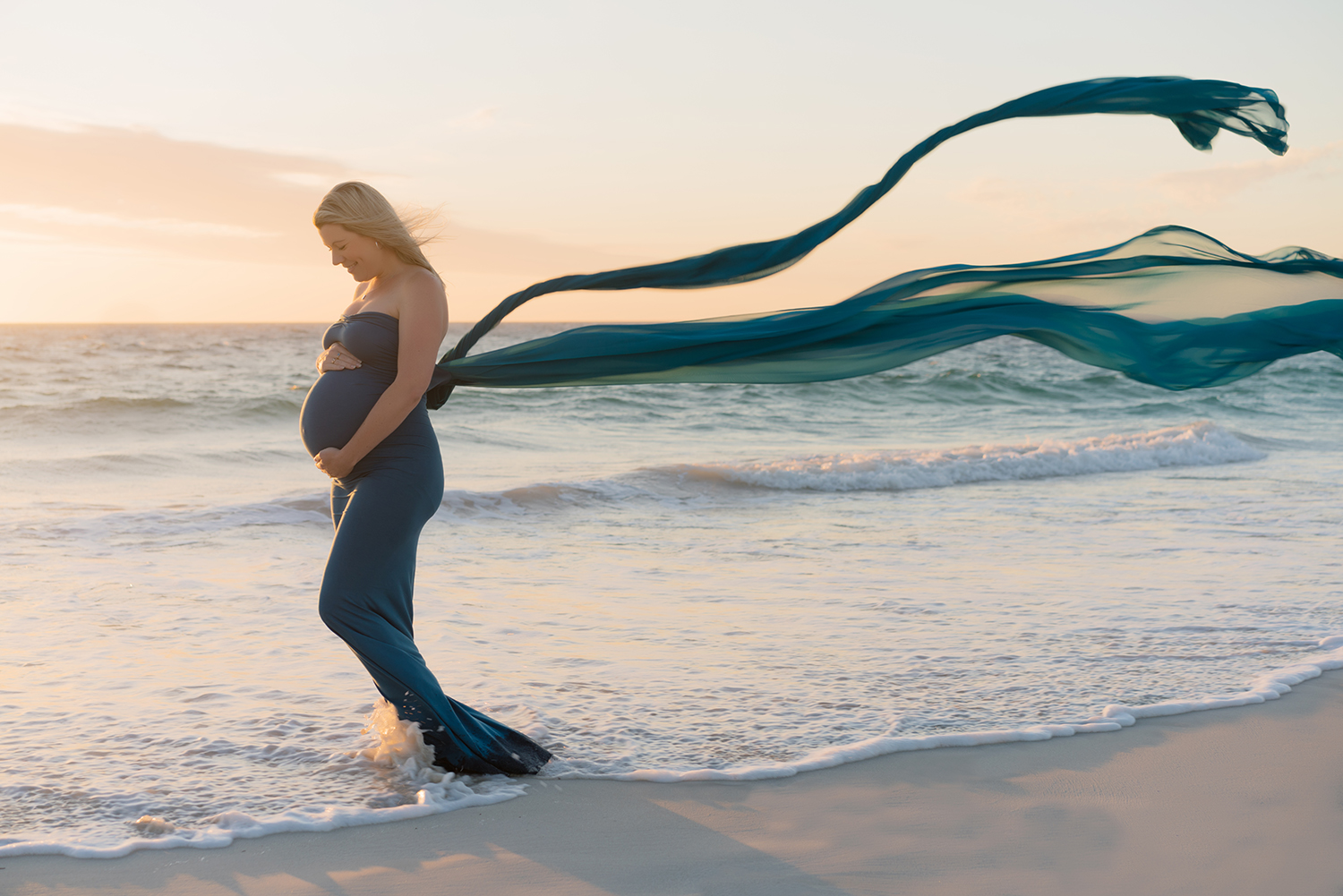 Maternity Client at Perth Northern Beach