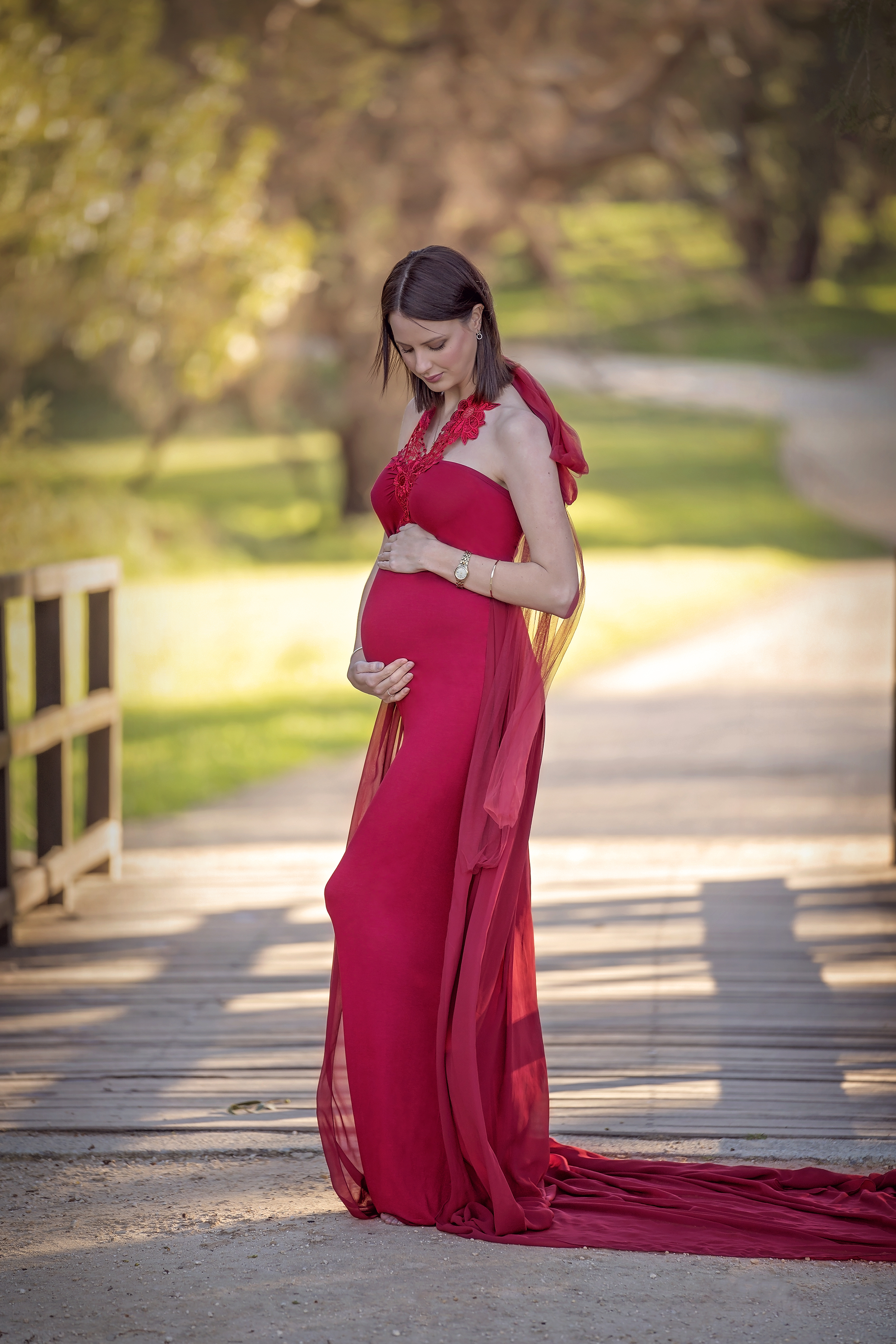 Pregnant Mum photo shoot at Perth Park