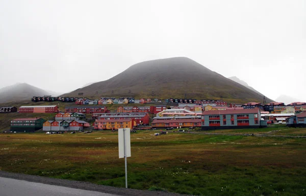 The town