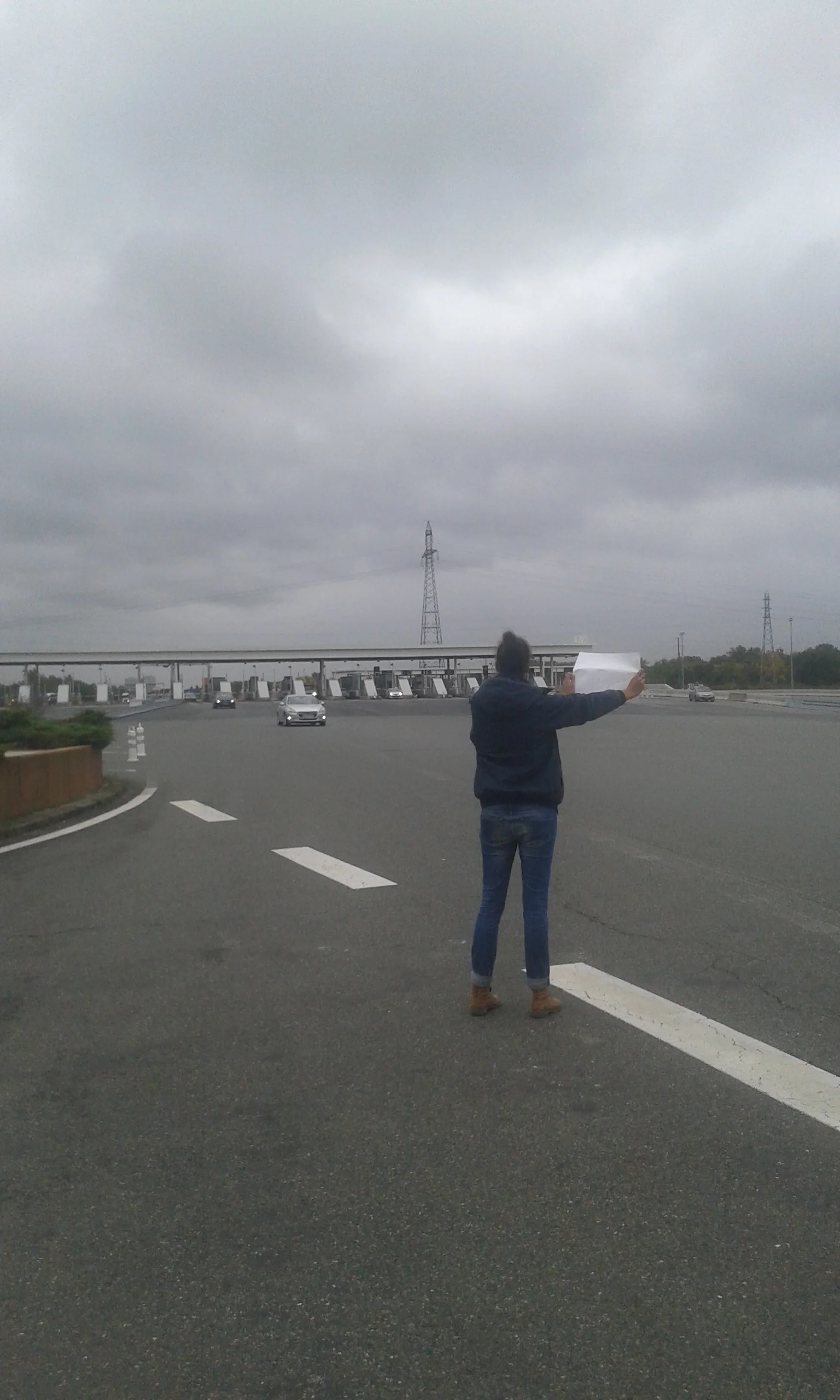 After the French police escorted us out of those toll booths