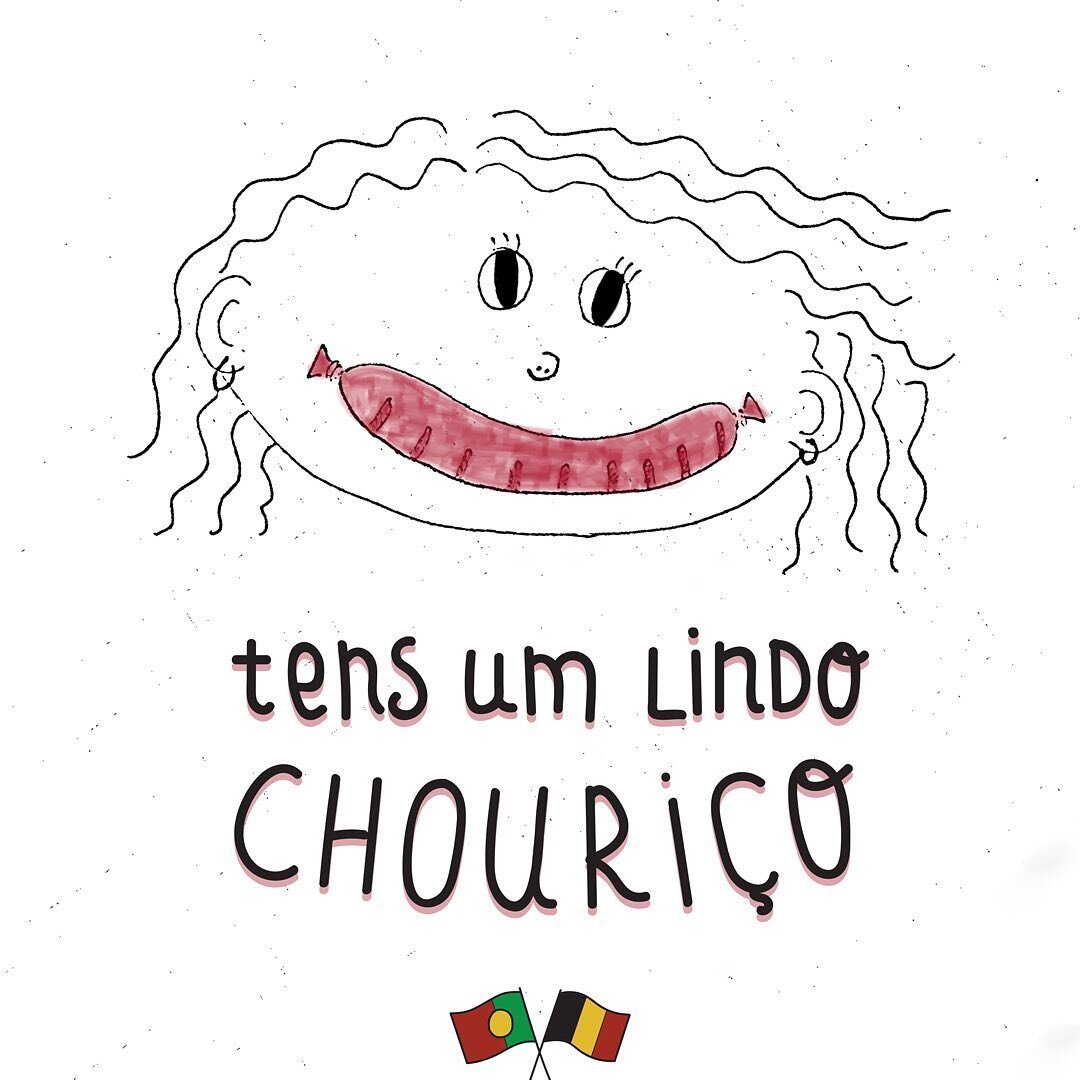 Numa casa luso-belga fica bem cerveja e vinho sobre a mesa...
E se algu&eacute;m humildemente aprende uma l&iacute;ngua, h&aacute;-de de certeza fazer rir a gente.

#&eacute;ComCertezaUmaCasaMeioBelga