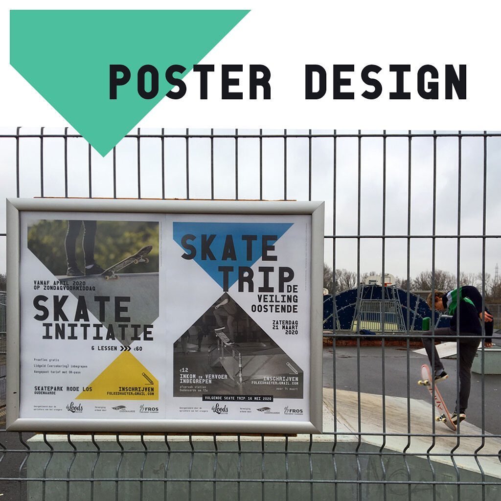 Last poster design series for @deloodsskatepark 🛹