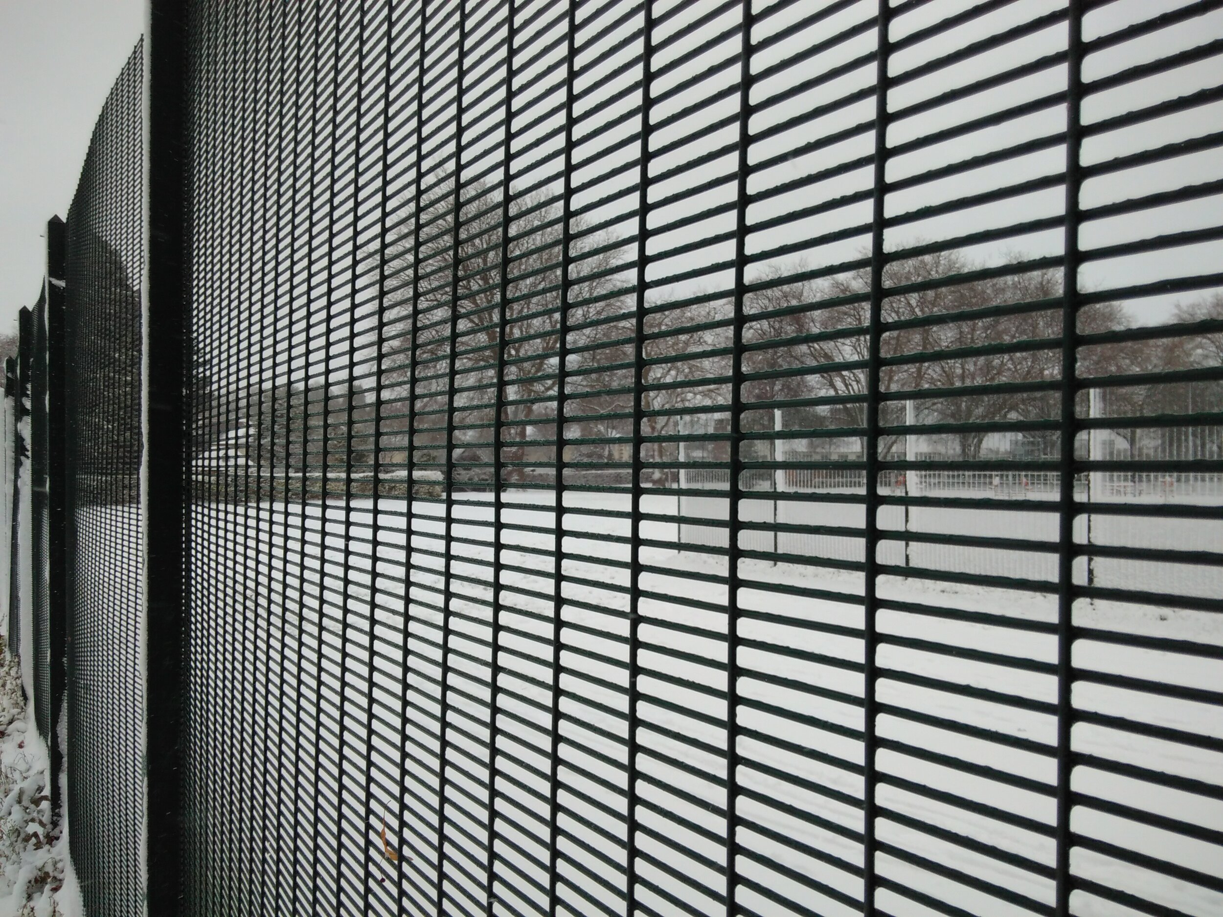  Snow in the cricket nets 