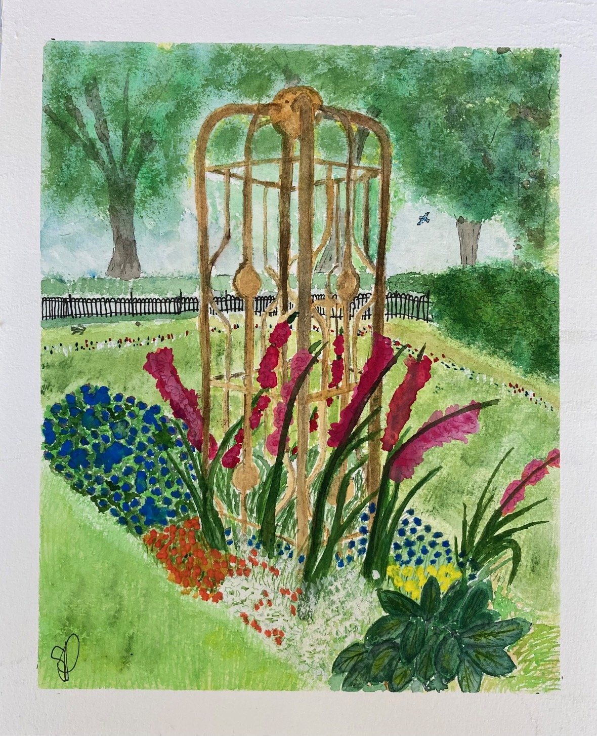  Artist’s impression of the new Garden on the Green  copyright Steve Preston 