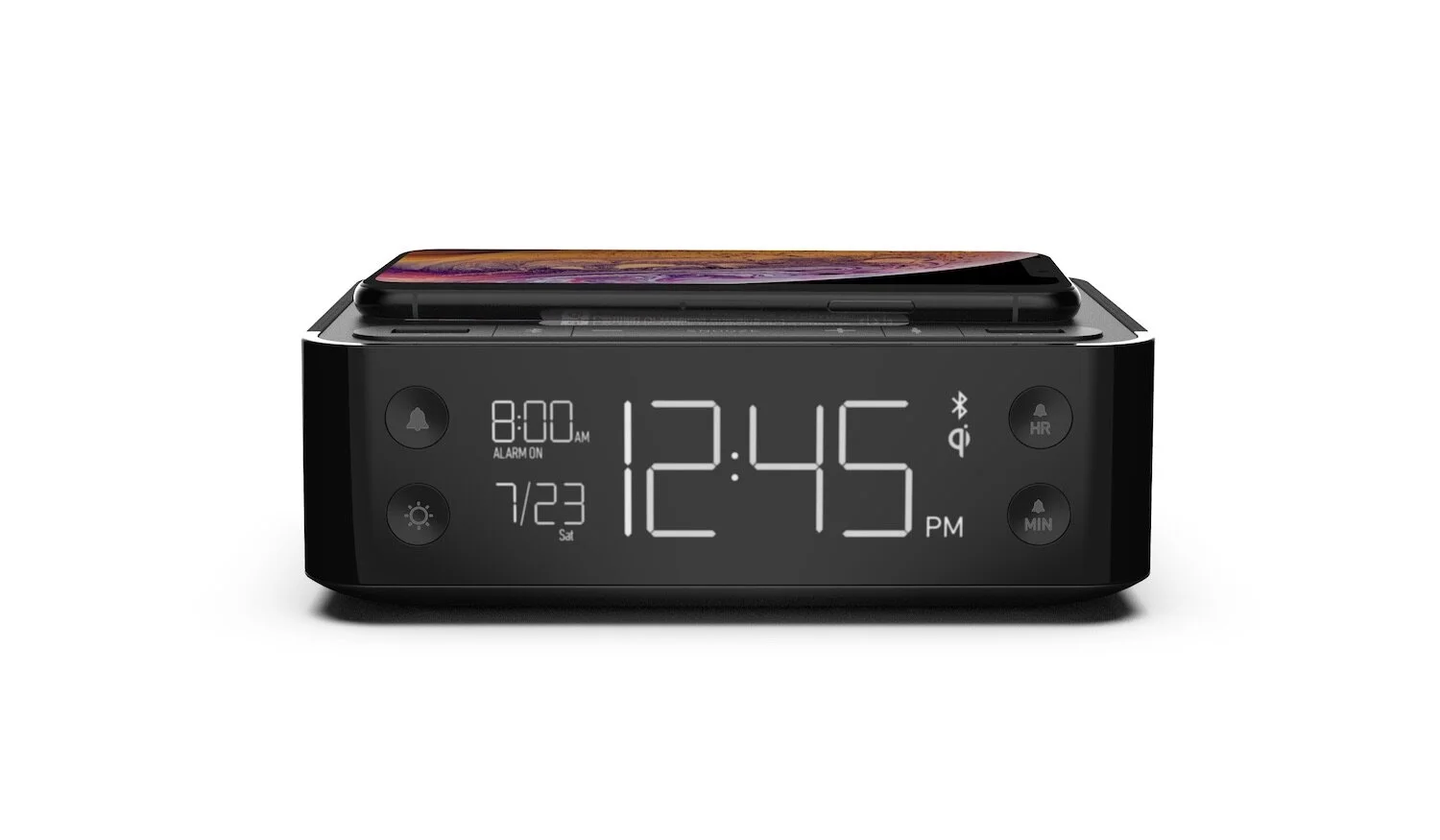 Nonstop Products Modern Hotel Alarm Clocks, Wireless and USBC
