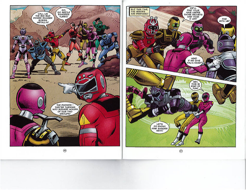 Power Rangers Turbo VS Beetleborgs Metallix Comic Book — Project Louder