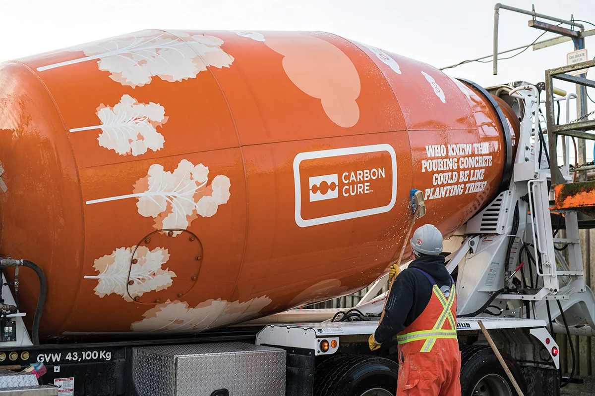 Who knew that pouring concrete could be like planting trees?
