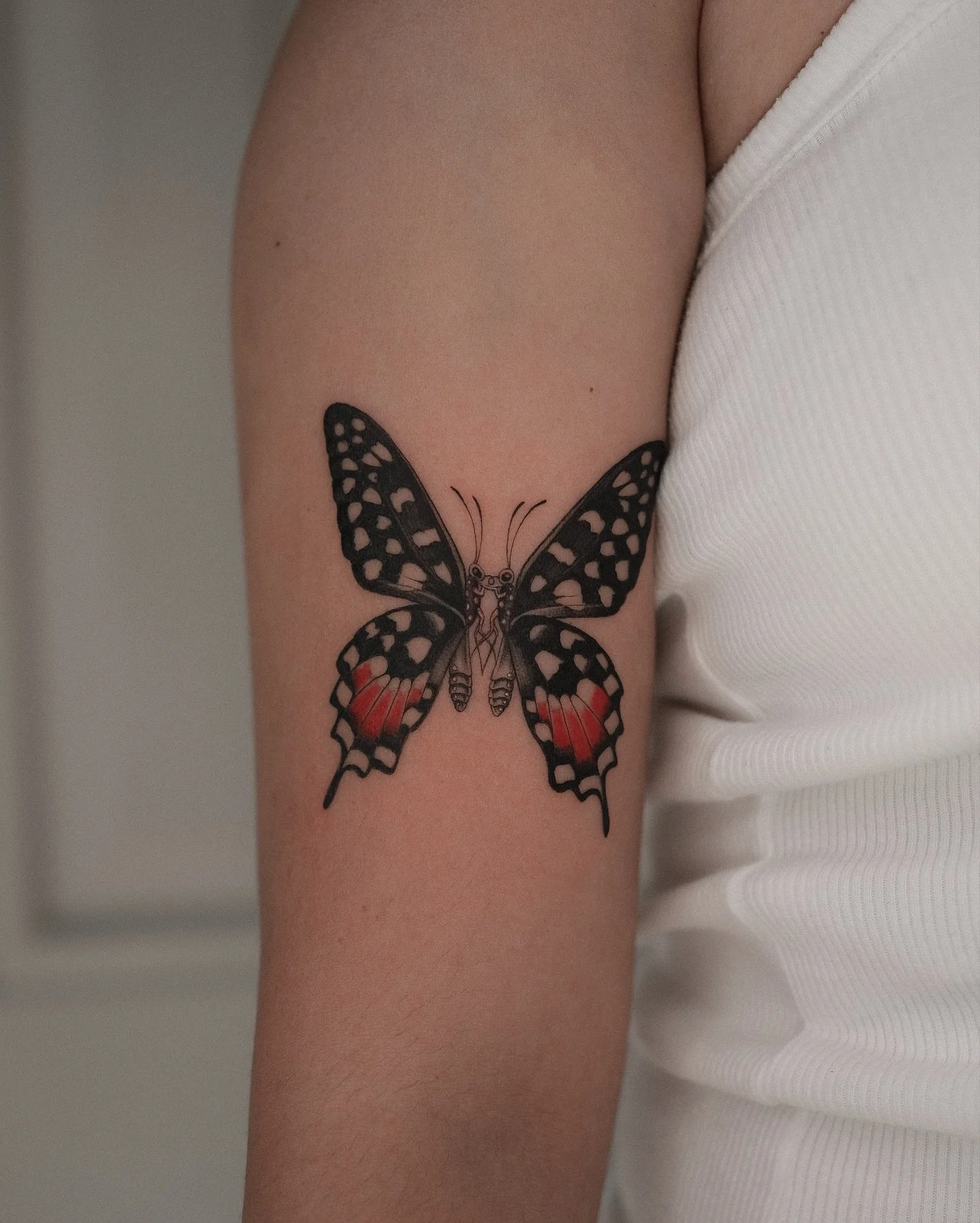 Lover Butterflies from my Flash Sheet 🦋🦋
More designs available
 
✣ Bookings open for Lisbon ✣ 
November/December/January
For info/appointments: 
DM / ricardogtattooer@gmail.com / website
*limited spots
 
#loverbutterflies #butterflytattoo #finelin