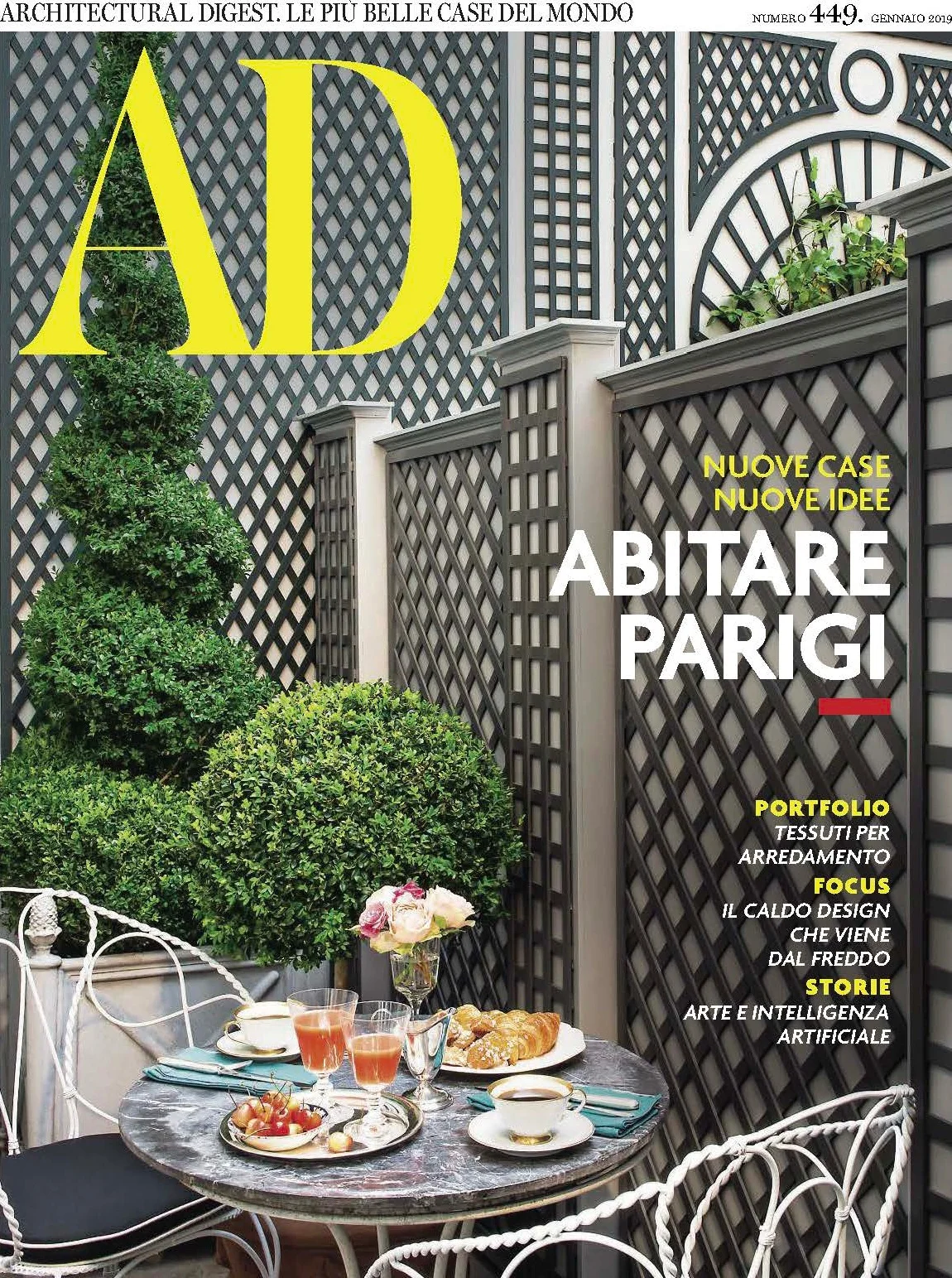 Architectural Digest Italia, January 2019