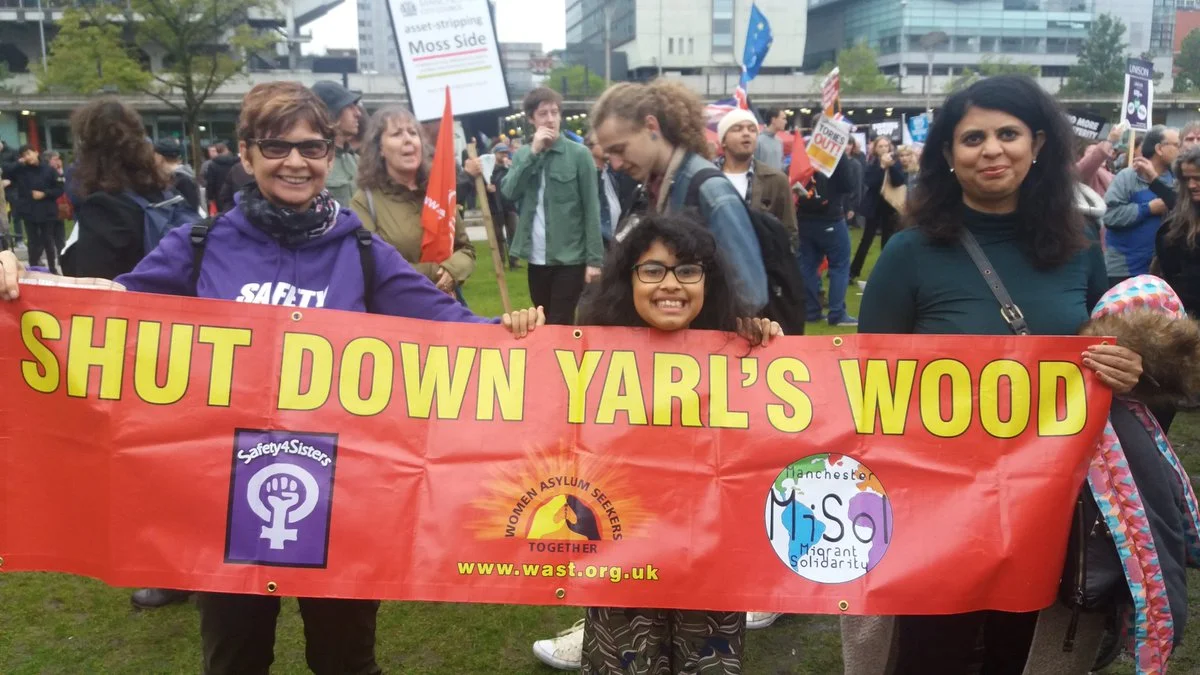 Yarls Wood protest