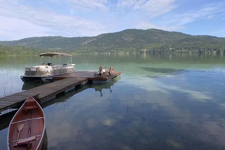 Family-on-Dock-with-Boat-Canoe-White-Lake-web.jpg