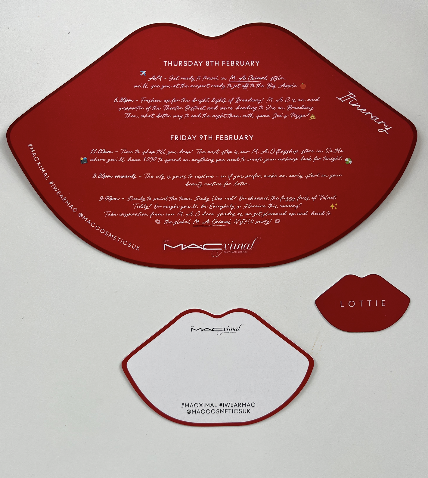 MACximal NYFW Itinerary / PR Package