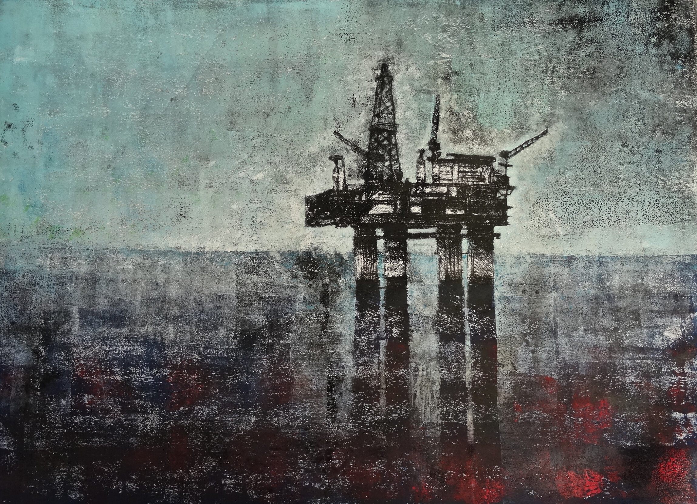 Oil Rig 1. 70x90cm. G.Bown.jpg