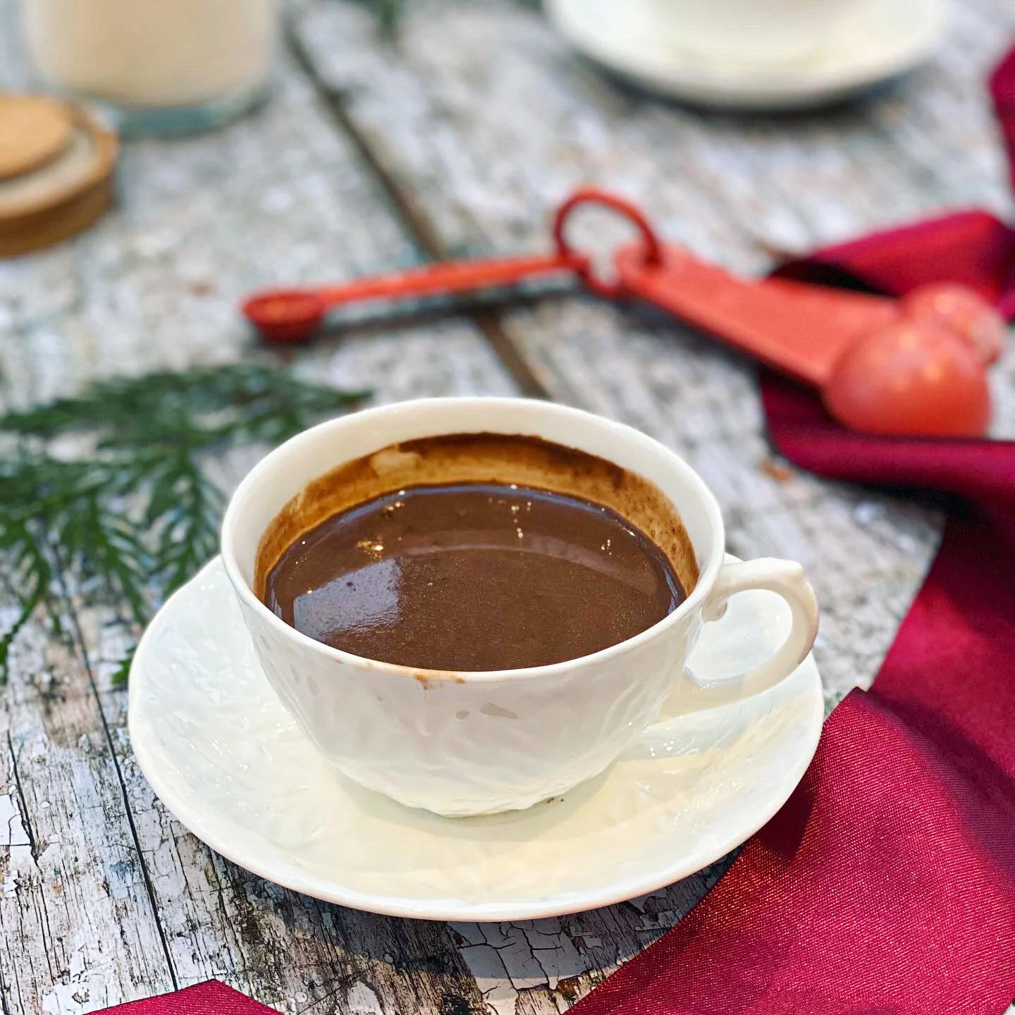 Thick, Italian hot chocolate