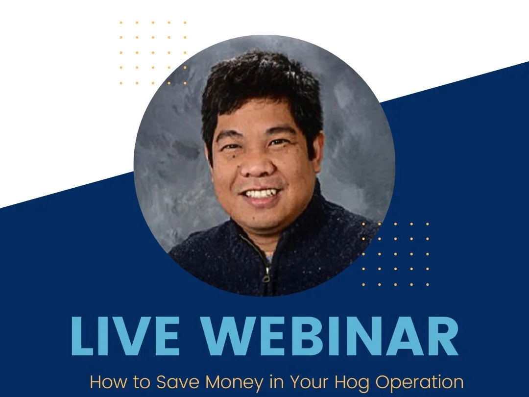 Sask Pork Spring Series Webinar: How to Save Money in Your Hog Operation