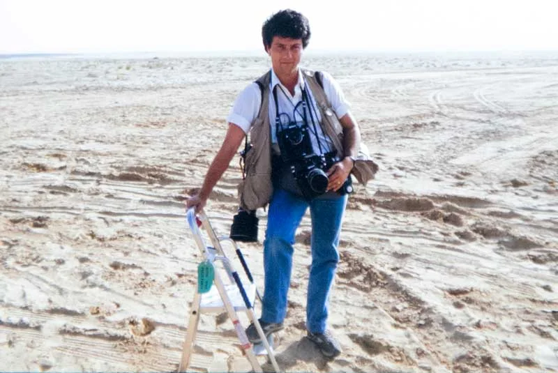 Lionel on Royal Tour in the Desert in Saudi Arabia (too many toys!)