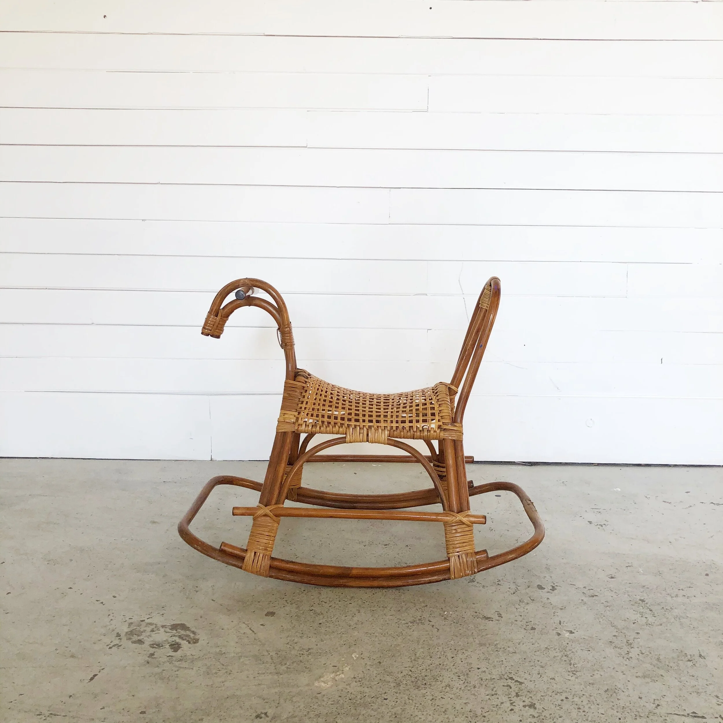 Rattan Rocking Horse