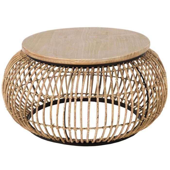 Wicker Rattan Coffee Table