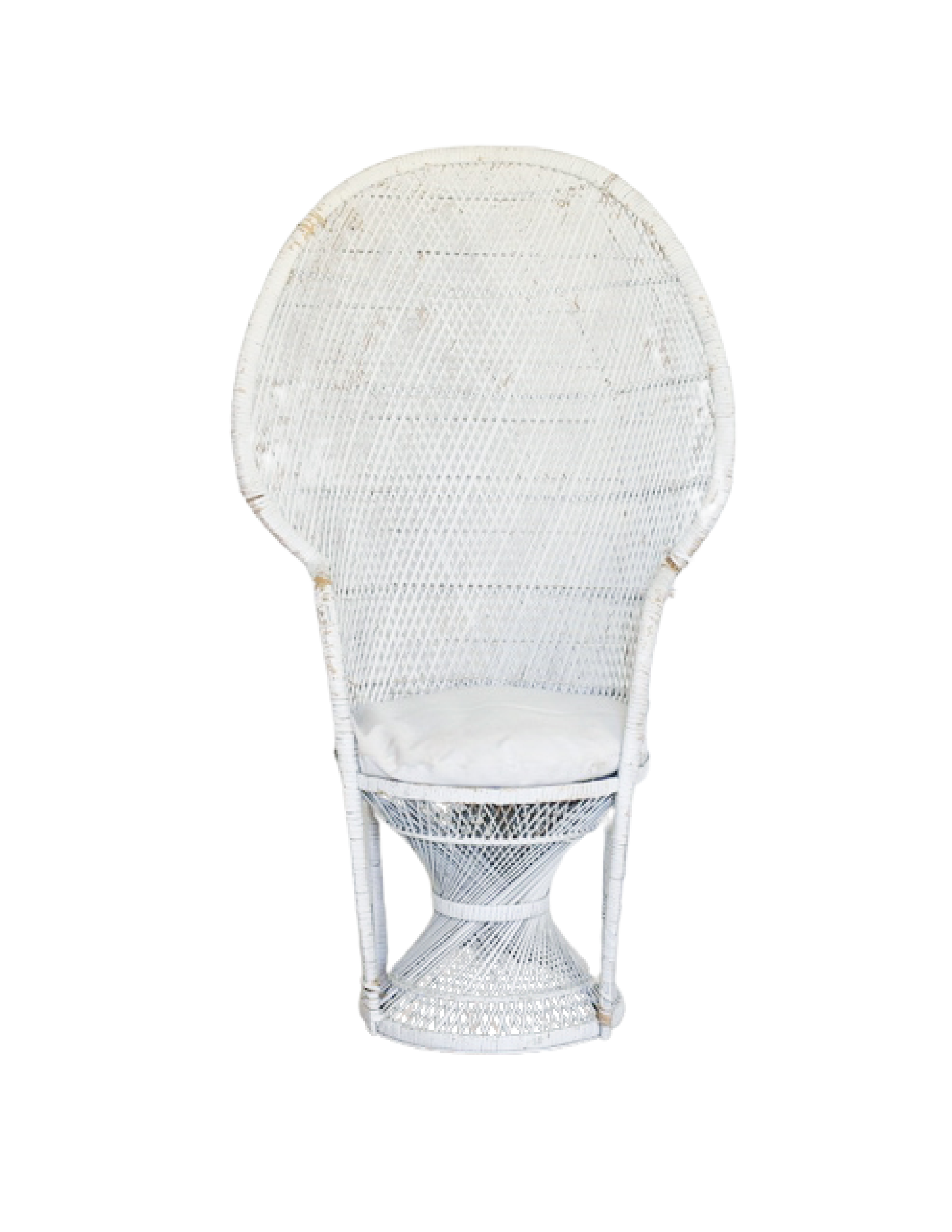 White Peacock Chair