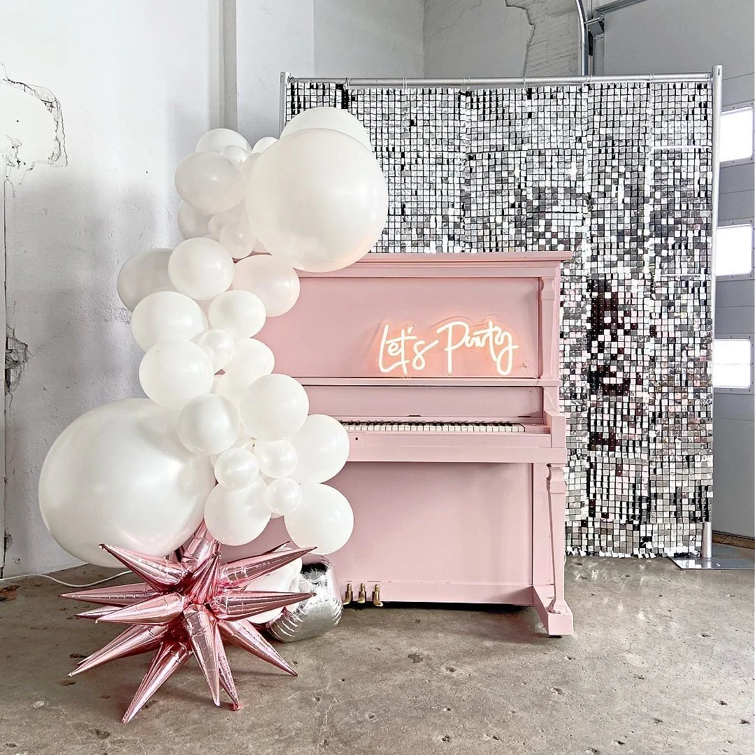 Silver Sequence Backdrop