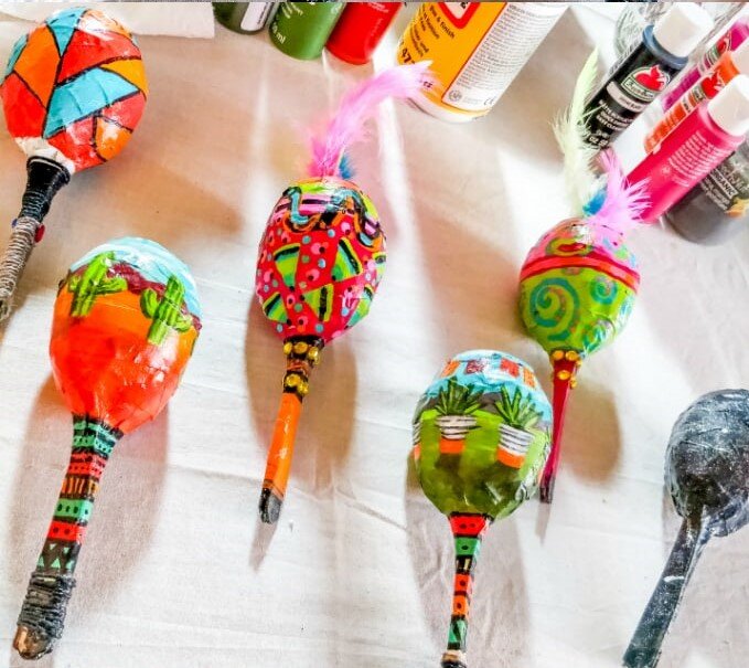 Creativity&nbsp;DIY Maracas&nbsp;You may want some maracas to shake while you're dancing around your living room to the Cinco de Mayo playlist and not have any around.....  Don't worry- I've got you covered!&nbsp;  Check out the super simple DIY mar…