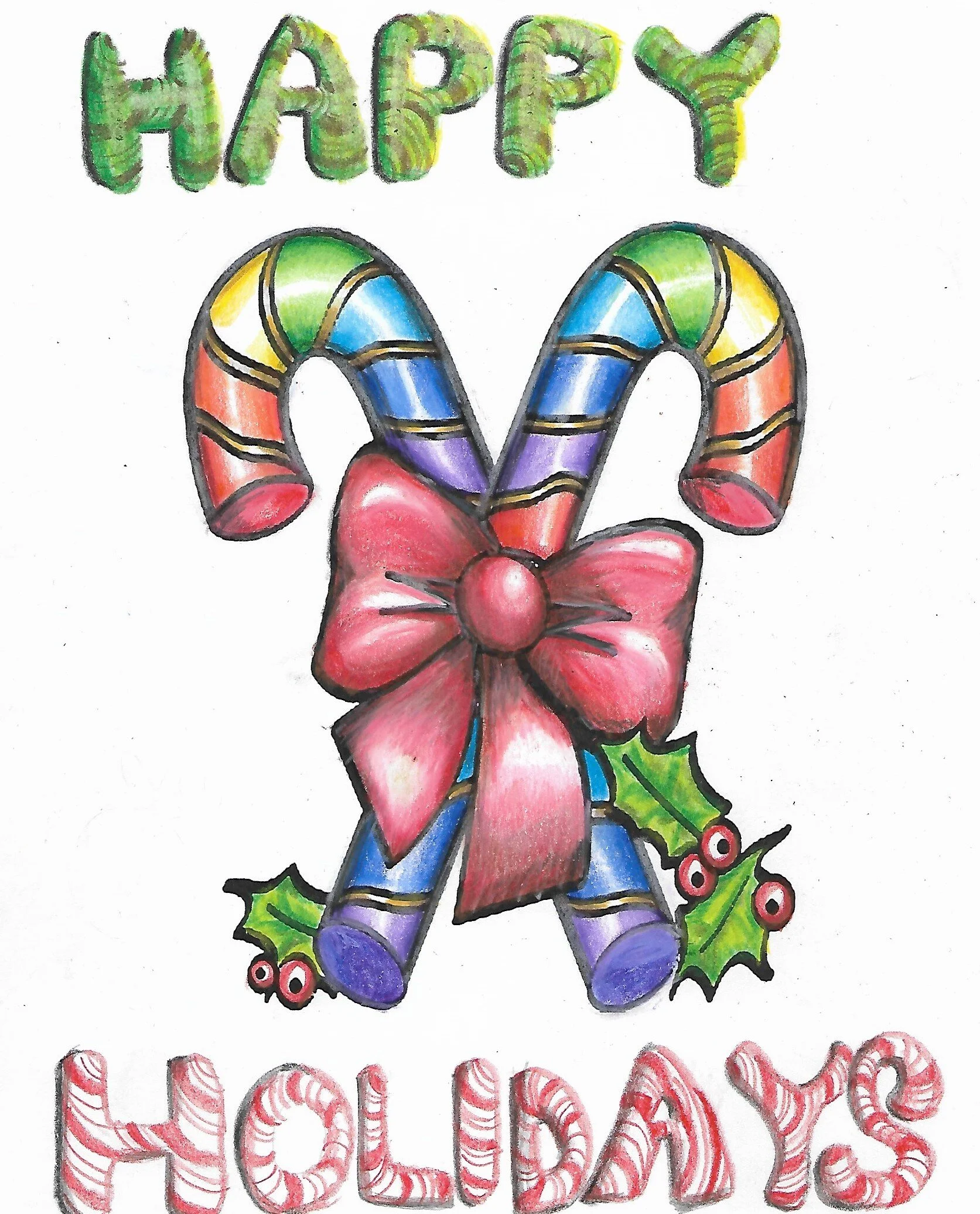 2020 Holiday Coloring Contest Finalists 