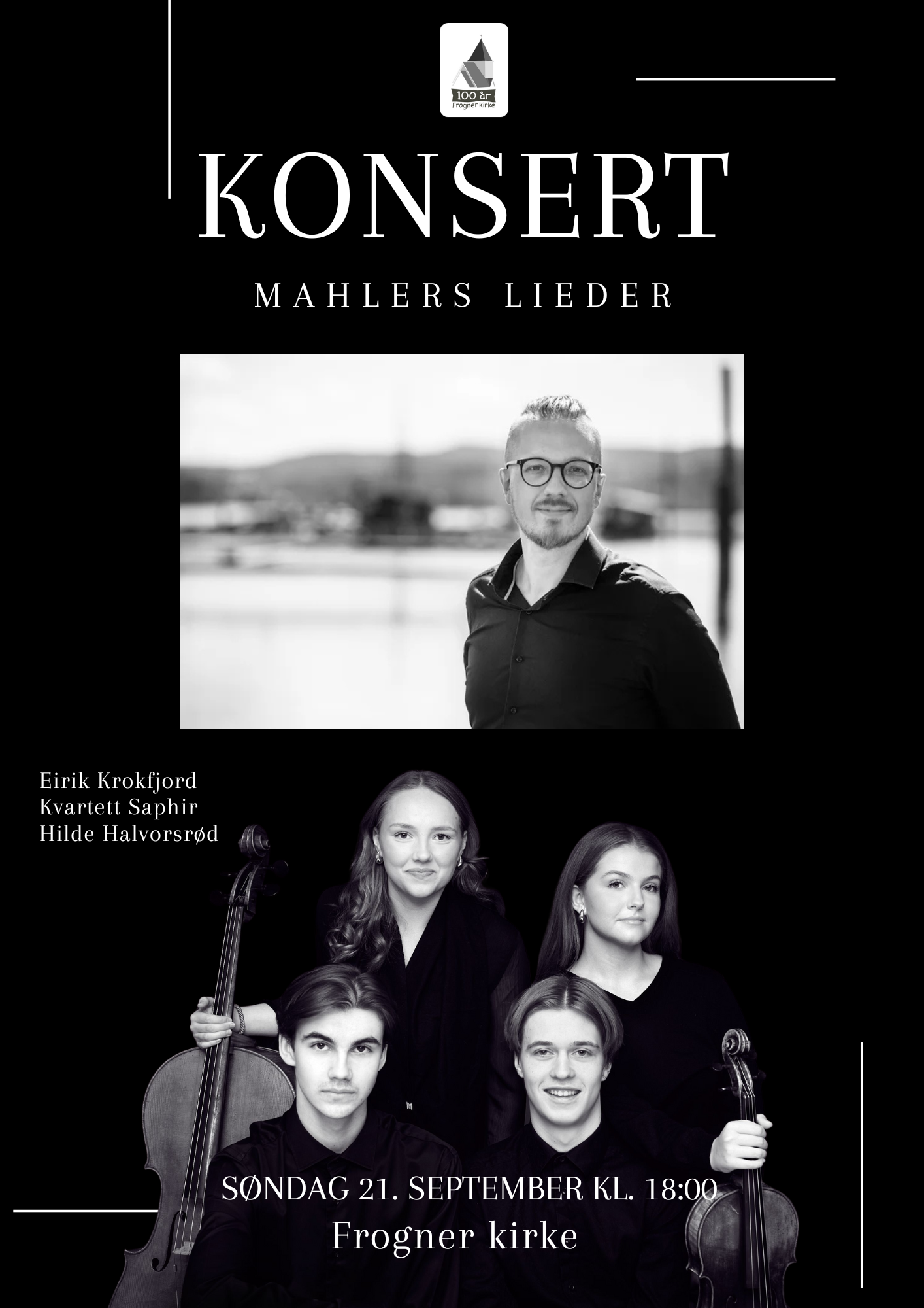 Mahler's Lieder eines fahrenden Gesellen and Rückert-lieder in Frogner