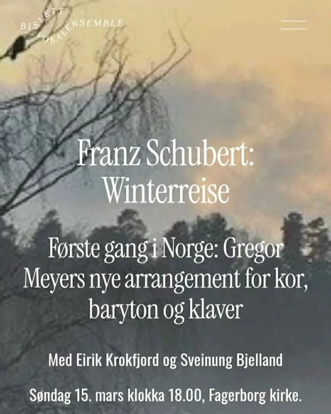 Schubert's Winterreise in Oslo