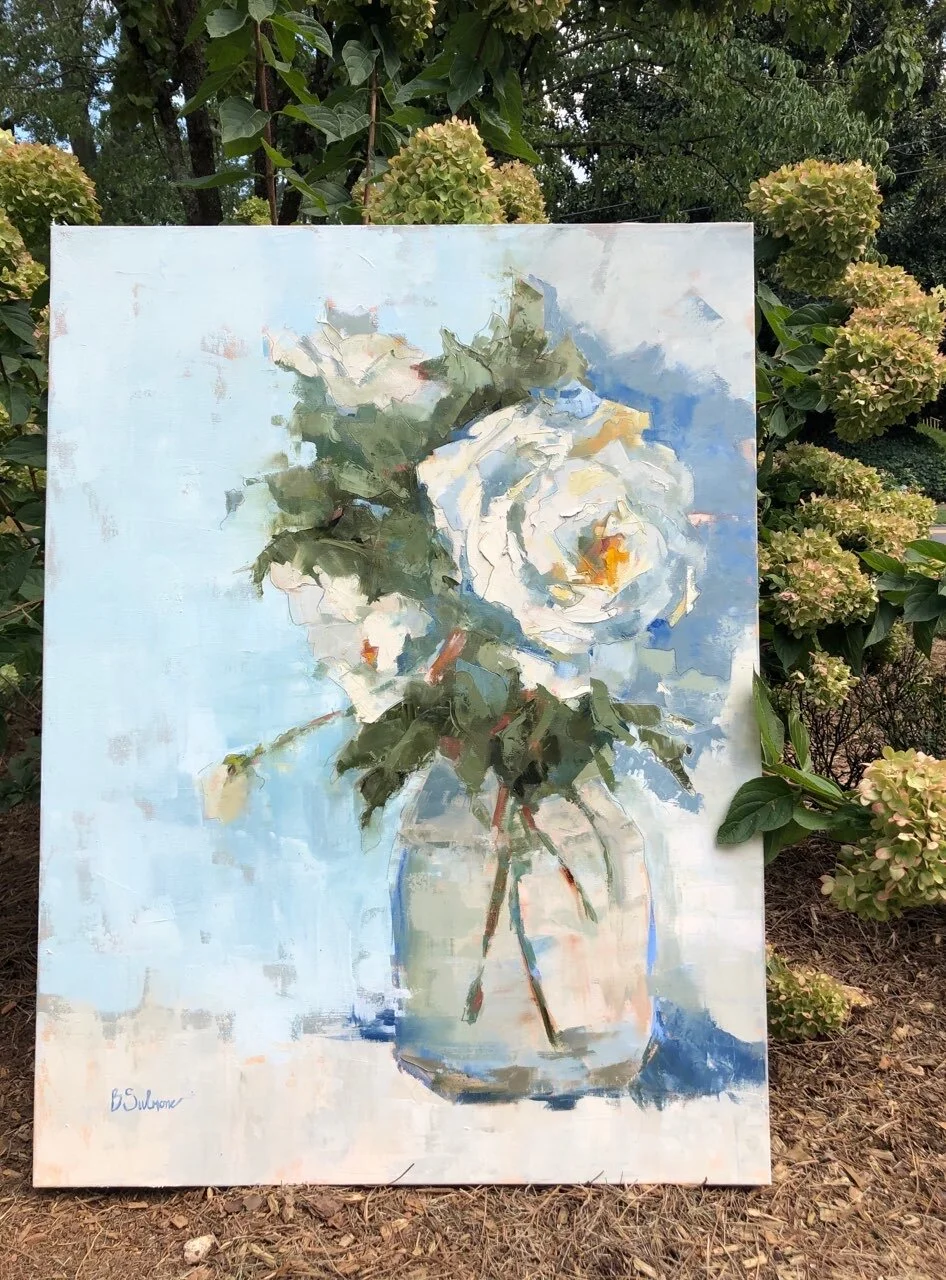  Oil &amp; graphite on gallery wrap/ 30x40 /  SOLD  