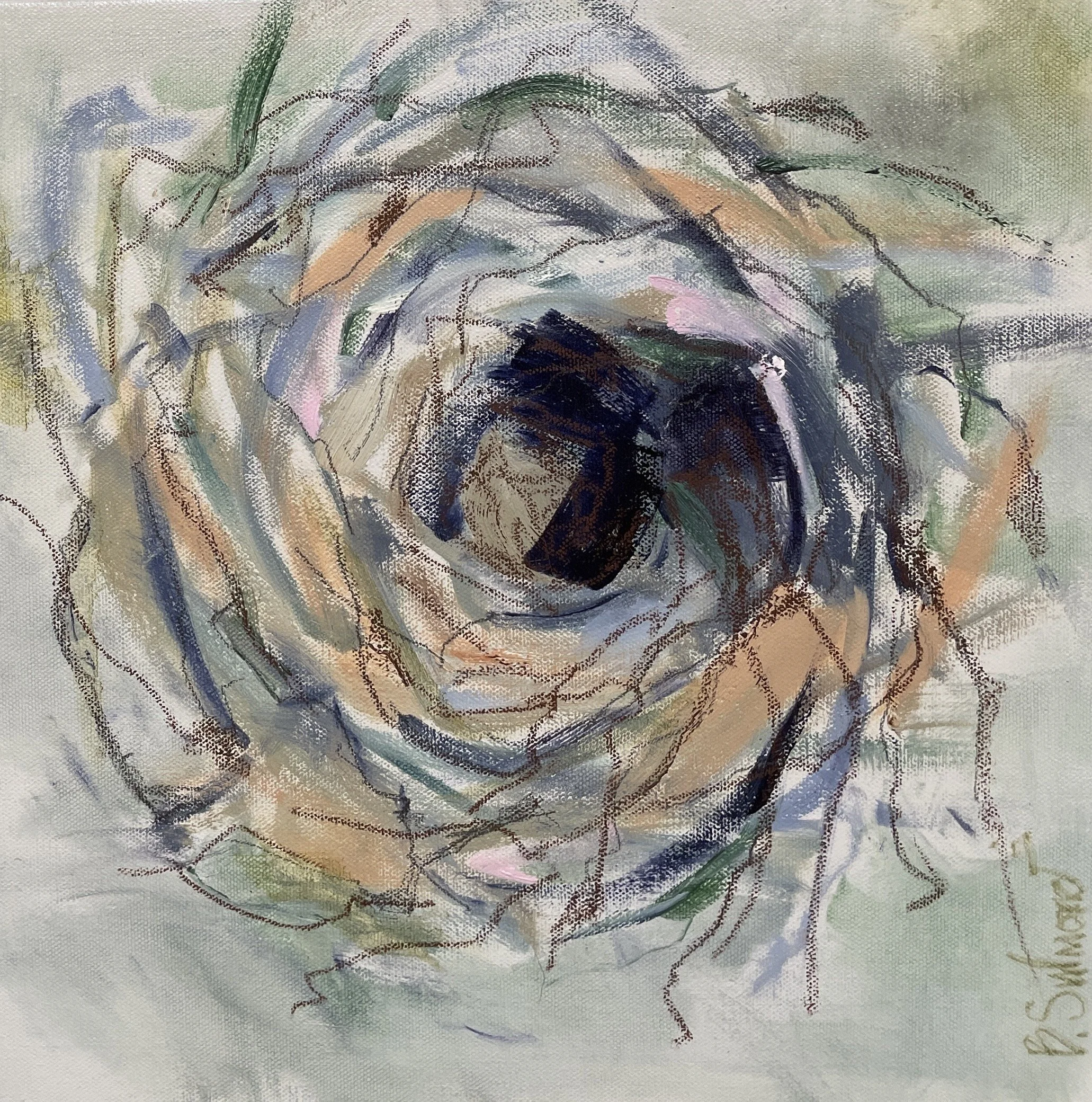  Mixed Media/ 14×14/ SOLD    