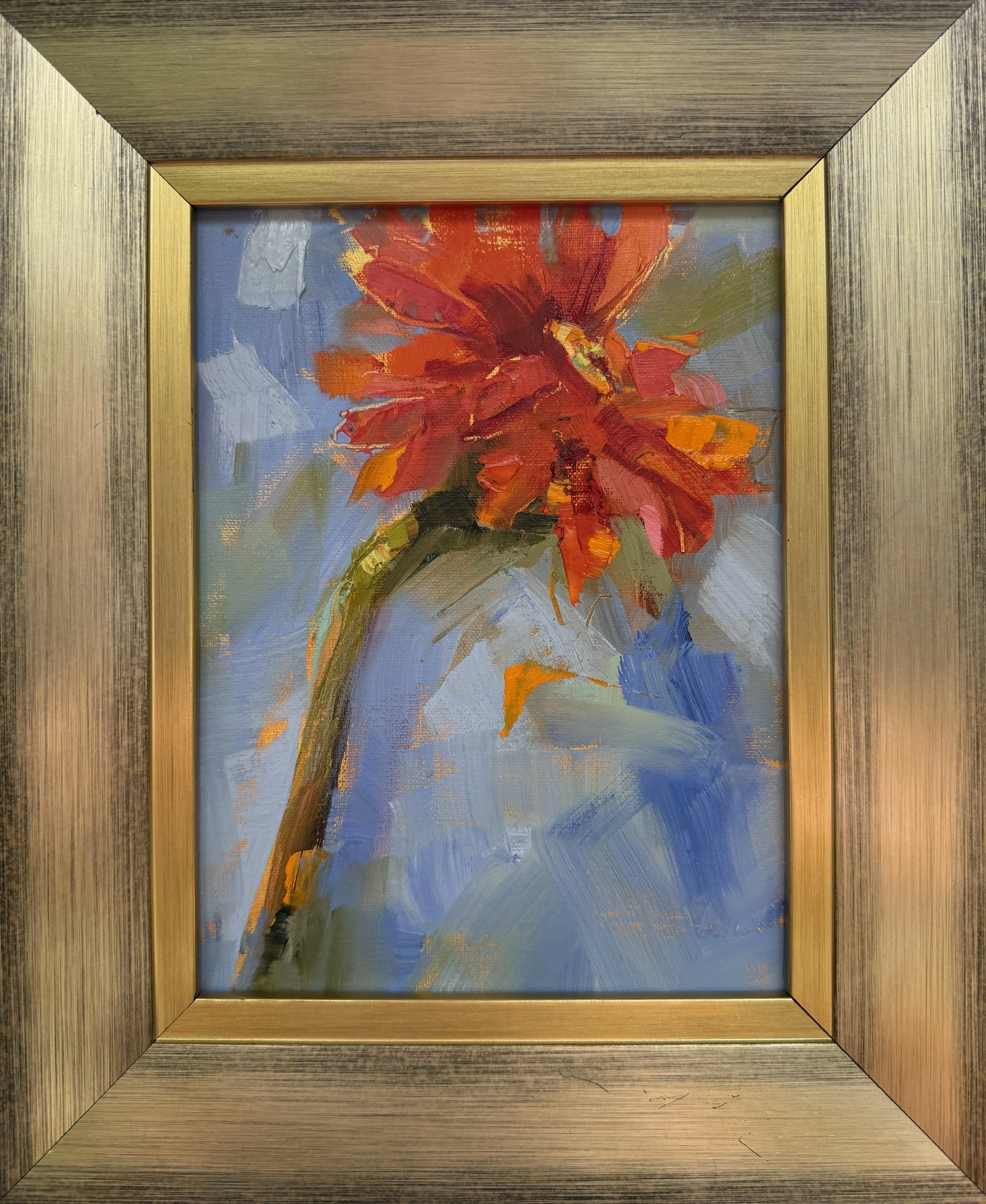  Oil on Canvas Framed/ 8 × 6 in /   $325 for purchase in the Shop  .  This artwork along with other pieces will also be available at the Cashiers Designer Showhouse   Shops at Village Green   8/22 - 8/30. 