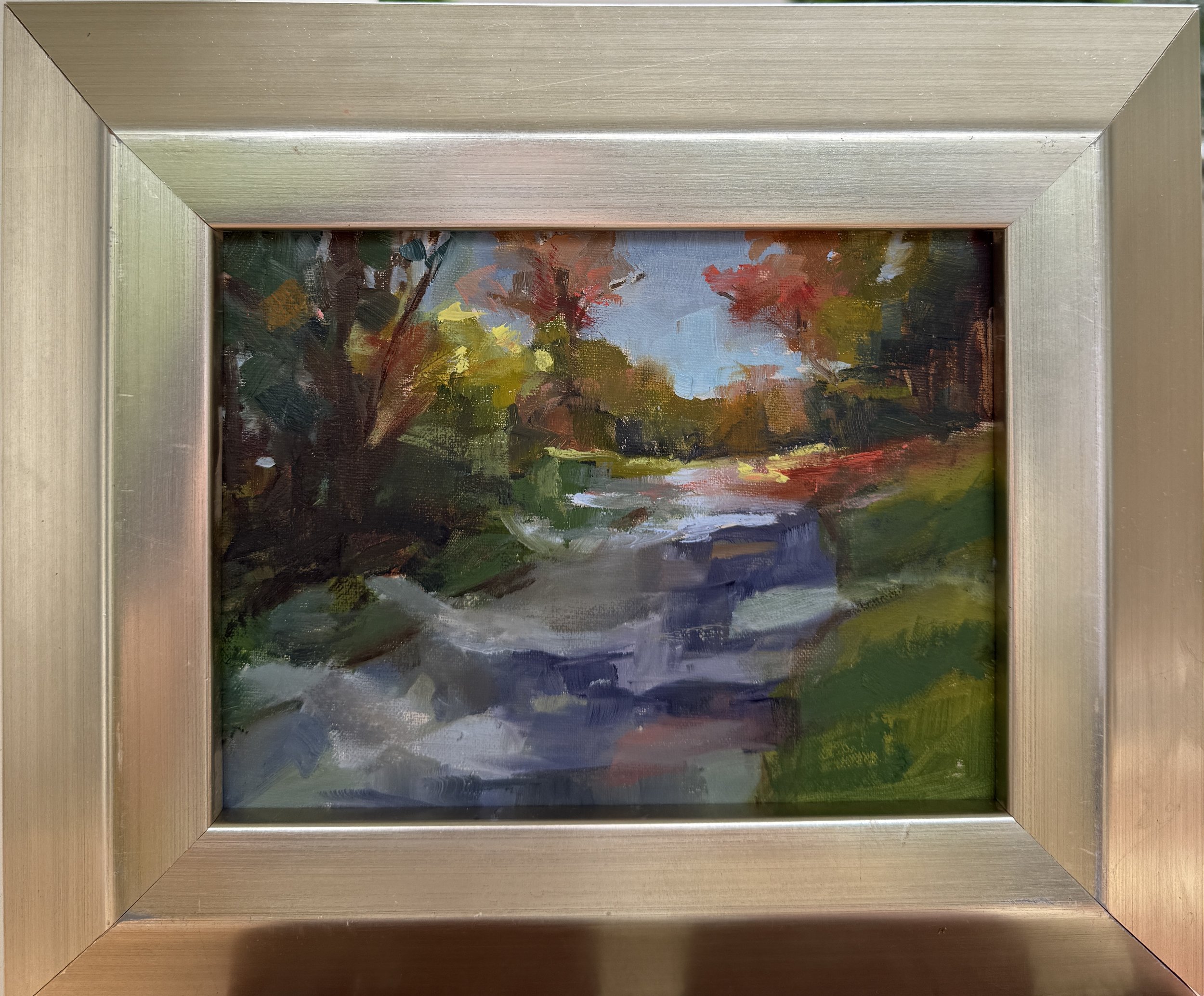  Oil on Linen, Framed / 6 × 8 in. /   $325 now available in the Shop  .  This artwork along with others will be available at the Cashiers Designer Showhouse   Shops at Village Green   8/22 - 8/30. 
