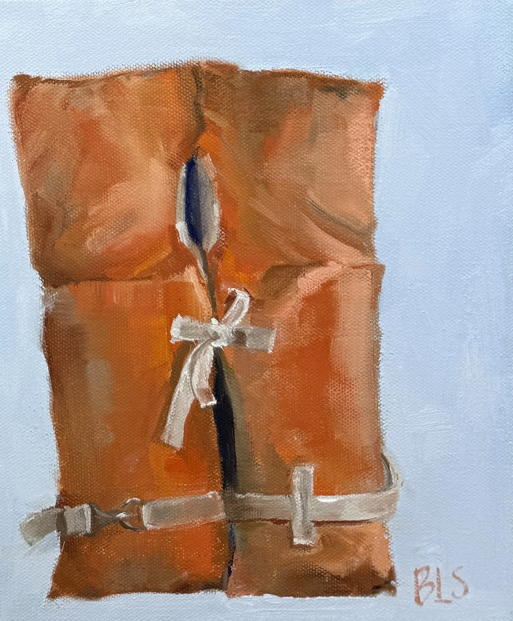  Oil on Canvas, Framed / 14 × 11 in /   $425 in the Shop    This artwork and other pieces is available during Cashiers Designer Showhouse Shops at Village Green 8/22 - 8/30. 