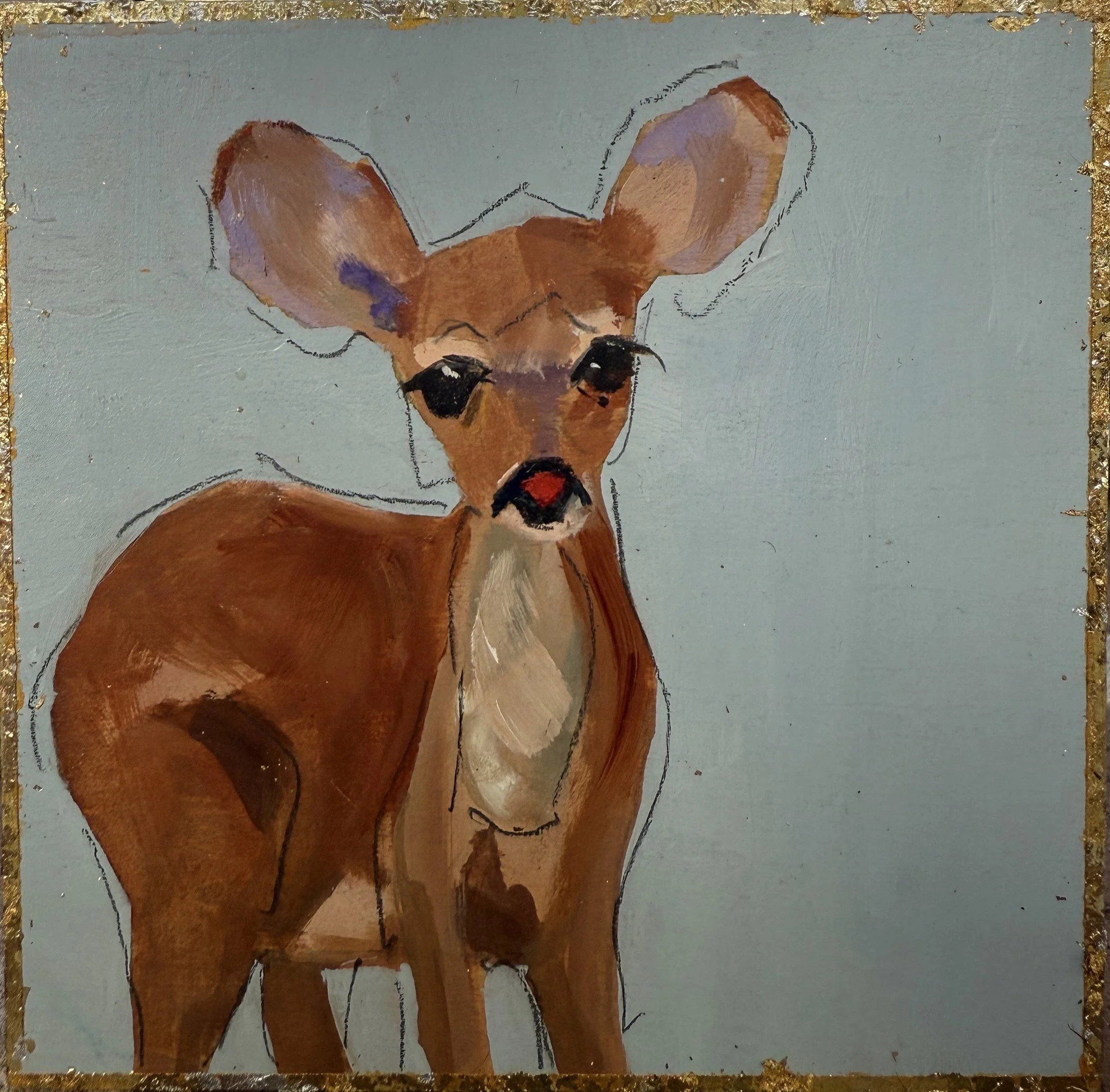  Mixed Media / 6 × 6 in /   $125    This artwork is available for purchase at   dk Contemporary Gallery     