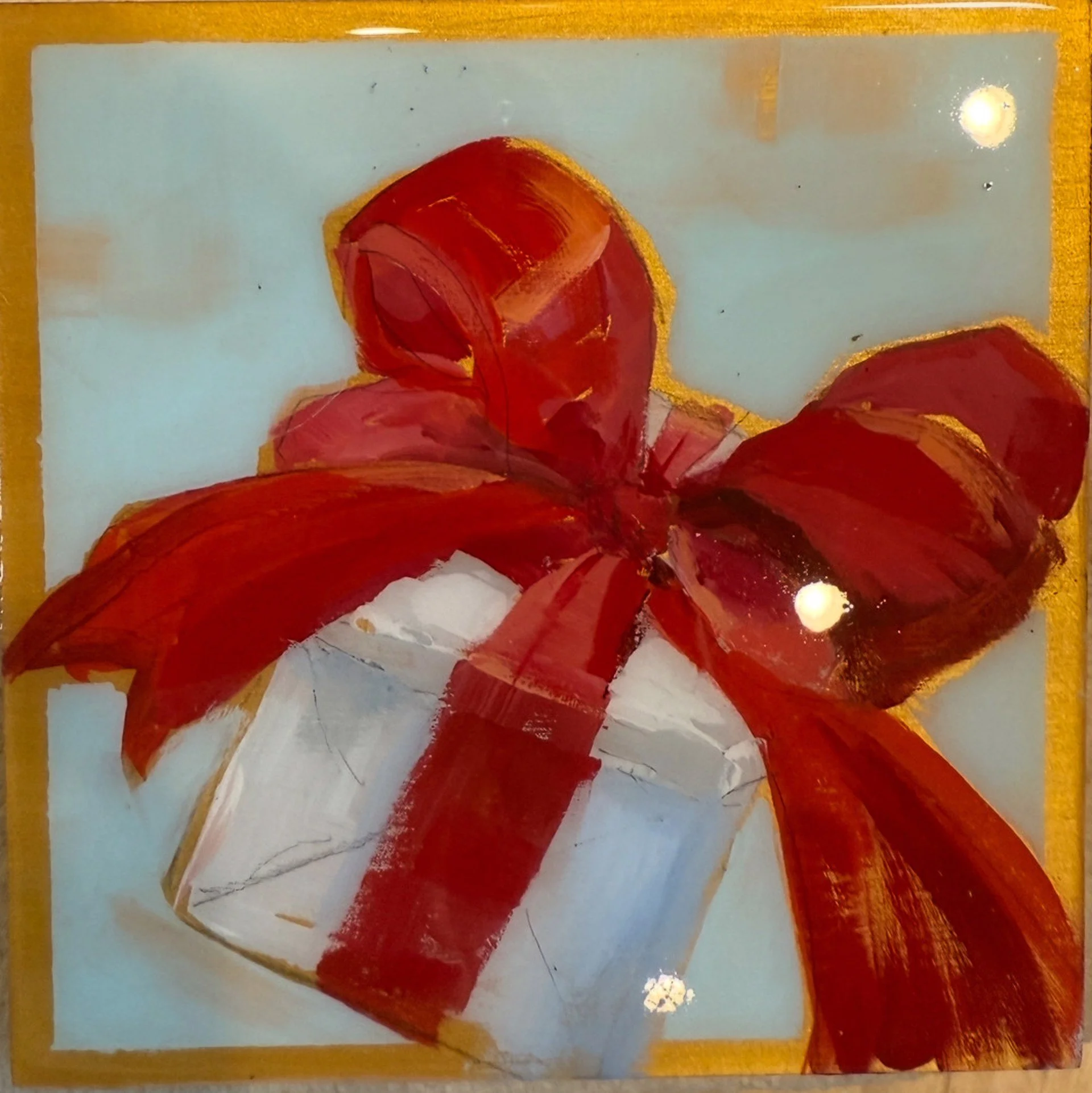  Mixed Media on Panel / 6 × 6 in /   $125    Purchase this artwork at   dk Contemporary Gallery   