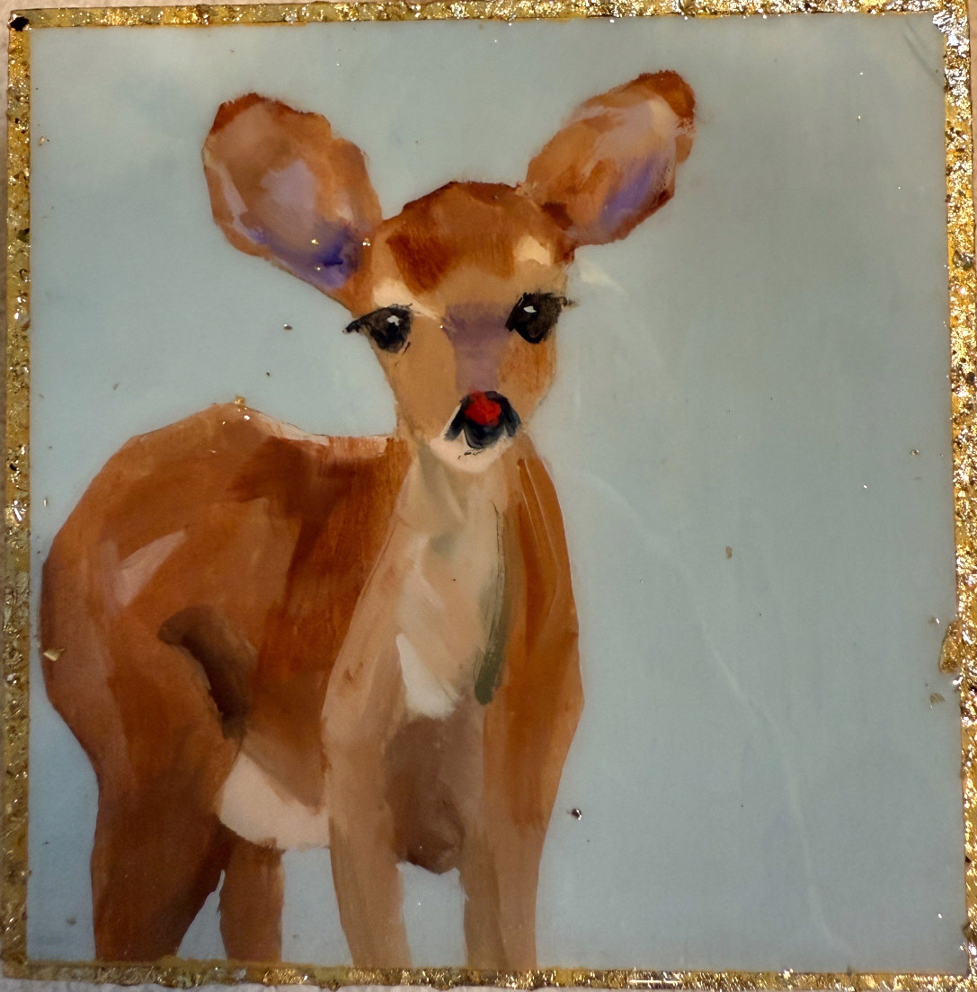  Mixed Media on Panel / 6 × 6 in /   $125    Purchase this artwork at   dk Contemporary Gallery   